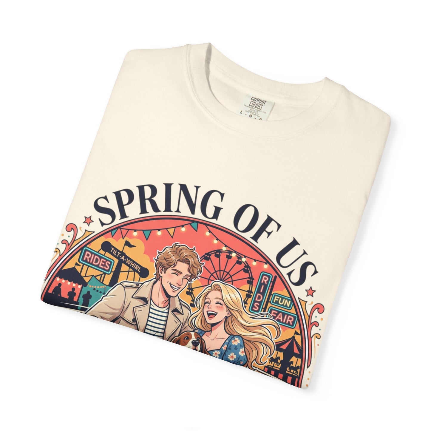Spring of Us T-Shirt — Retro Carnival Couple Tee (Spring Festival Concert)