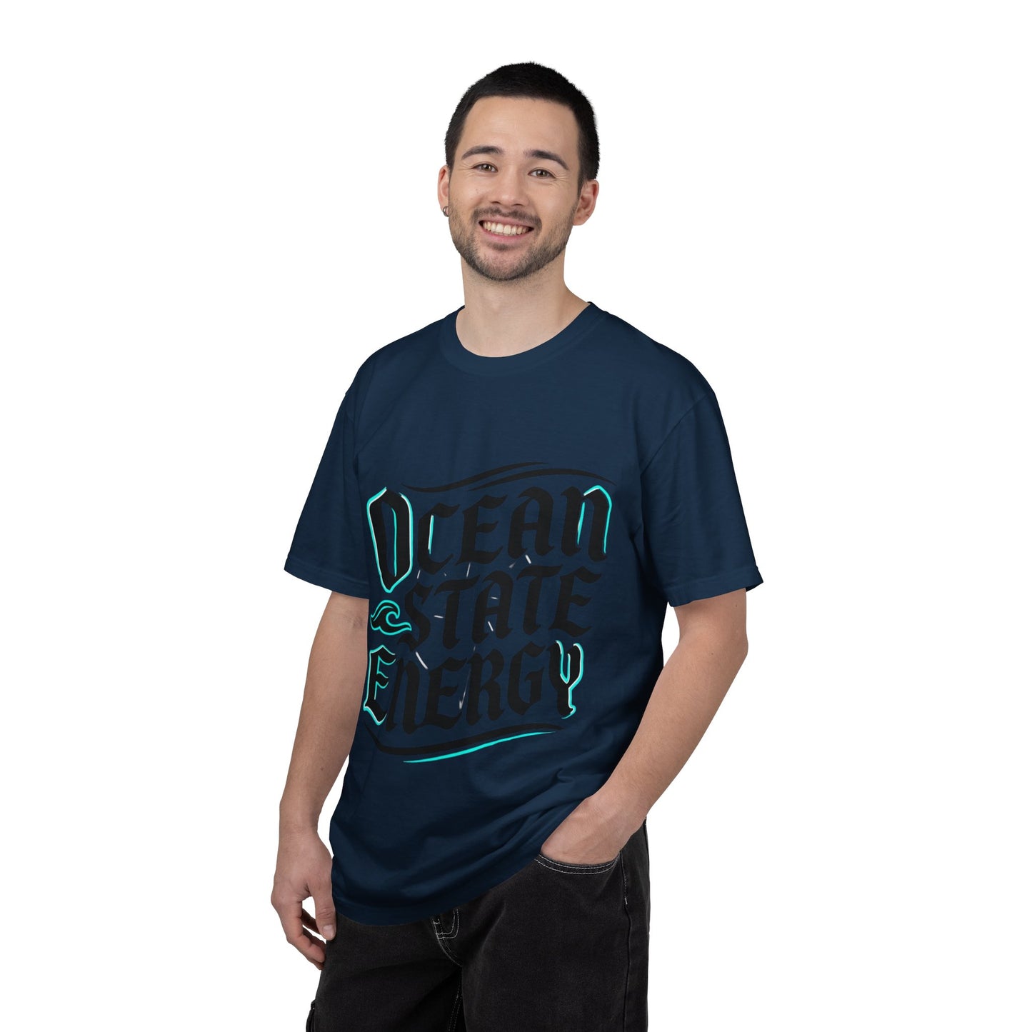 Ocean State Energy T-Shirt — Nautical Script Graphic Tee