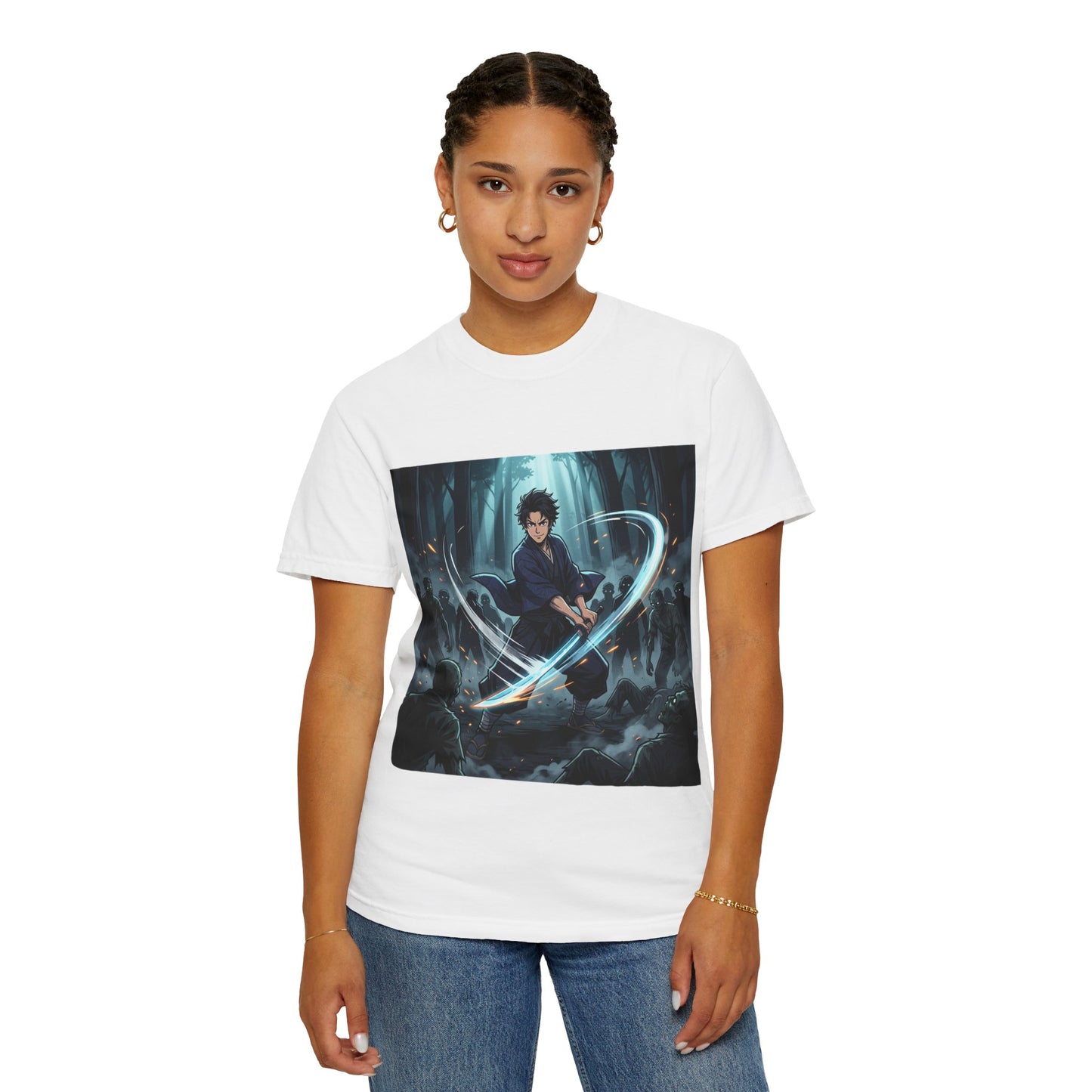 Mage Battlemage T‑Shirt — Fantasy Wizard Magic Sword Illustration Tee