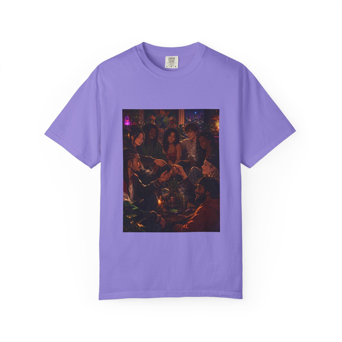 OUR MEMORIES - Vintage Night Party Scene T-Shirt