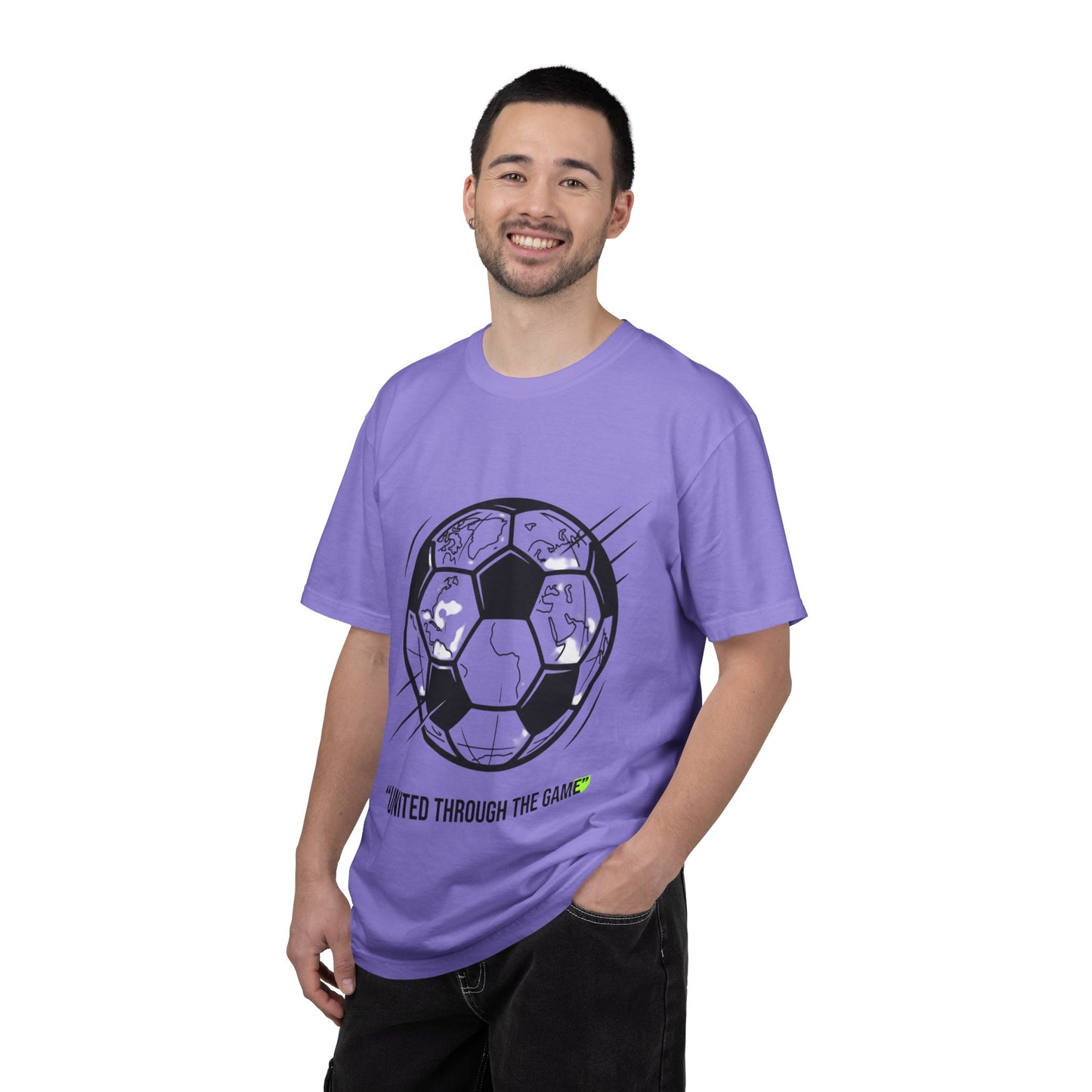 Soccer Unity T-Shirt — "United Through the Game" Graphic Tee