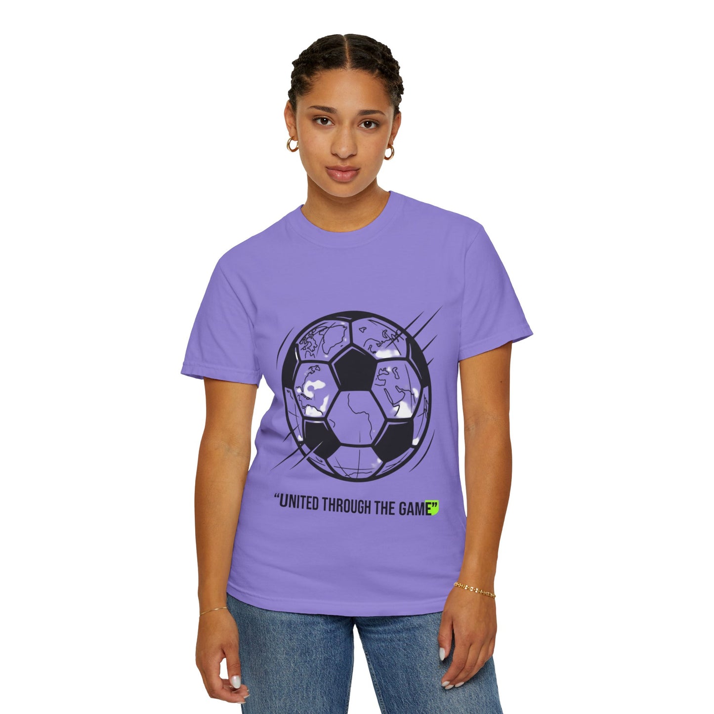 Soccer Unity T-Shirt — "United Through the Game" Graphic Tee