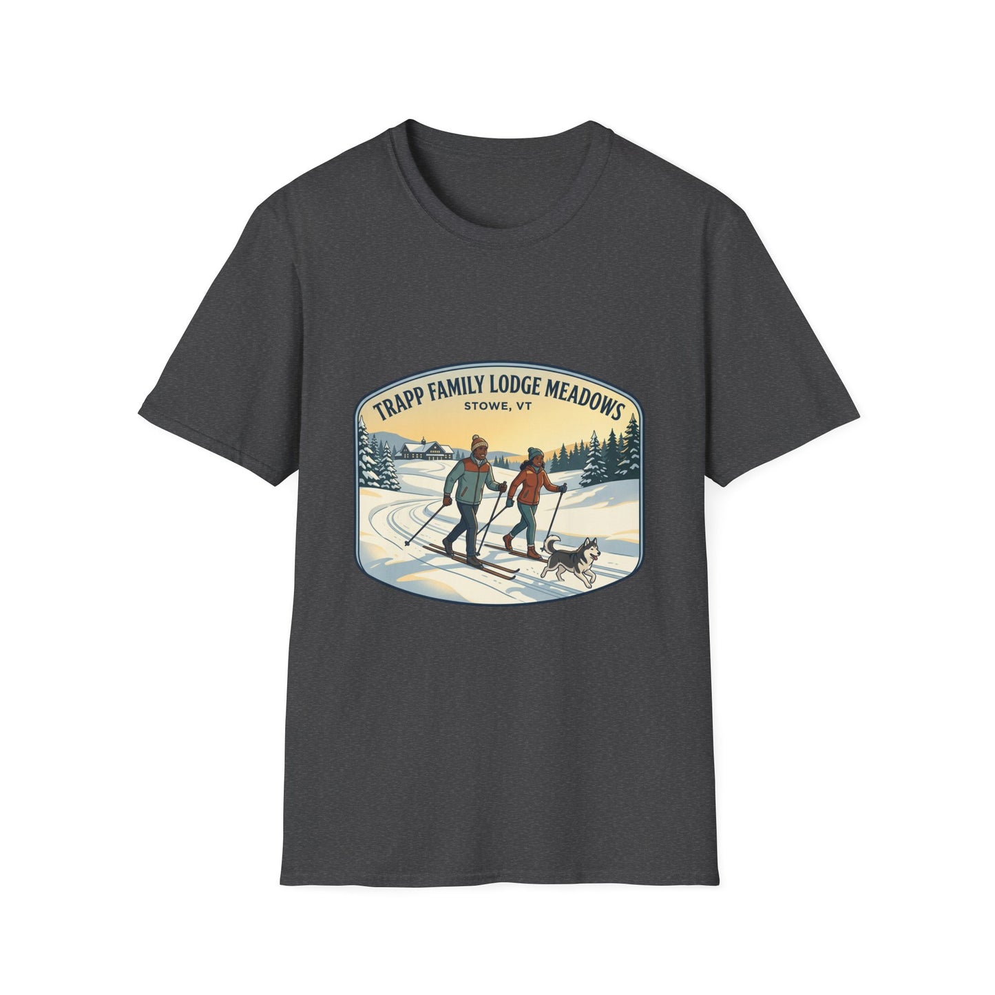 Trapp Family Lodge Meadows Skiing T-Shirt