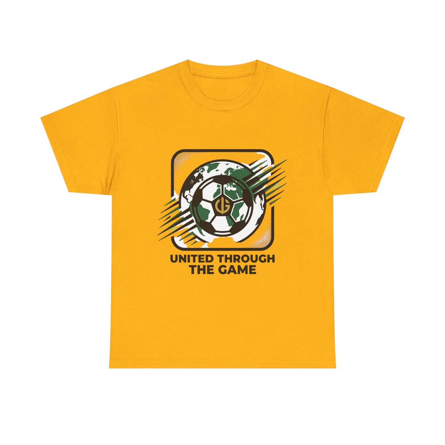 Soccer T-Shirt — "United Through the Game" Graphic Tee