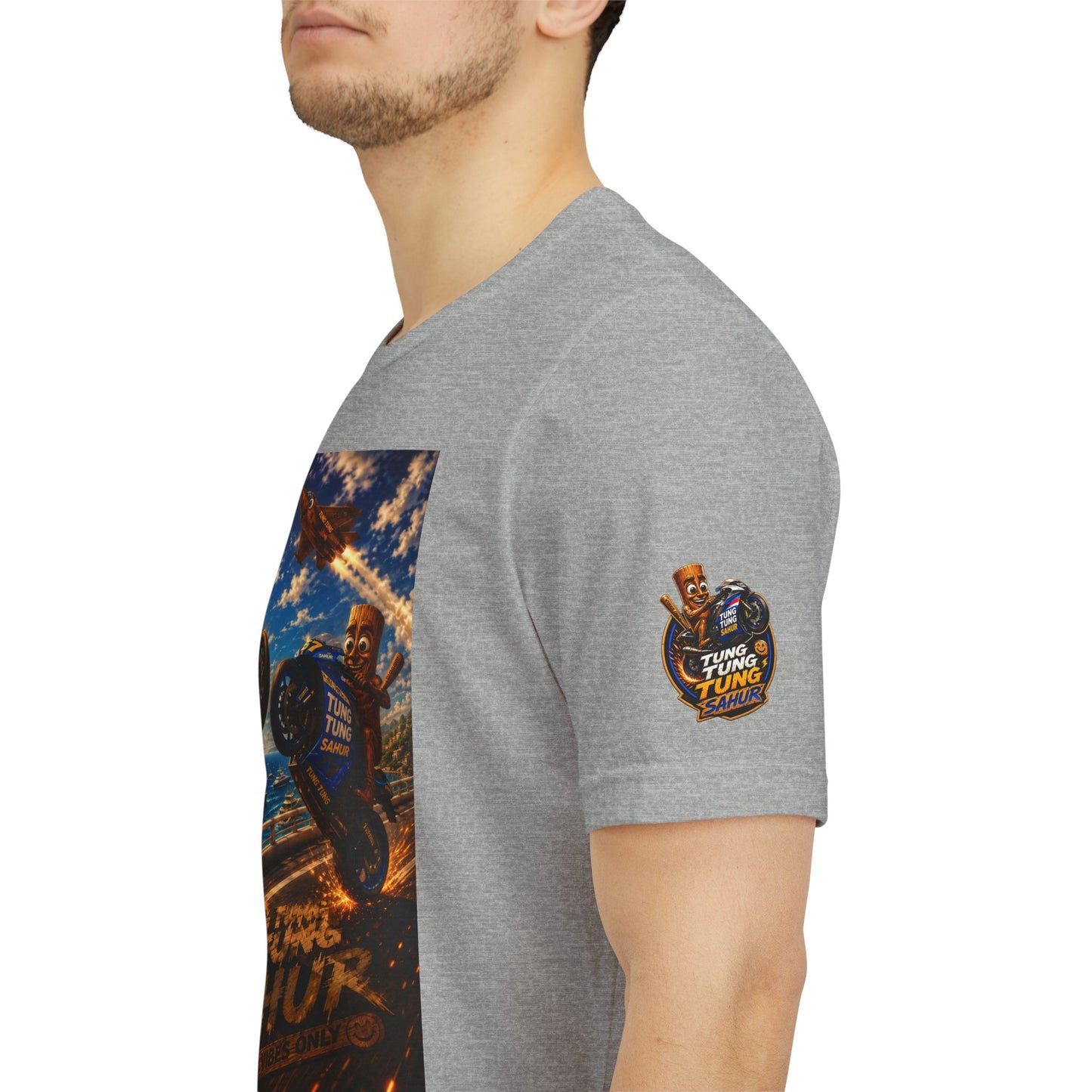 Motorcycle Stunt Tee — Sahara Riders Graphic T-Shirt