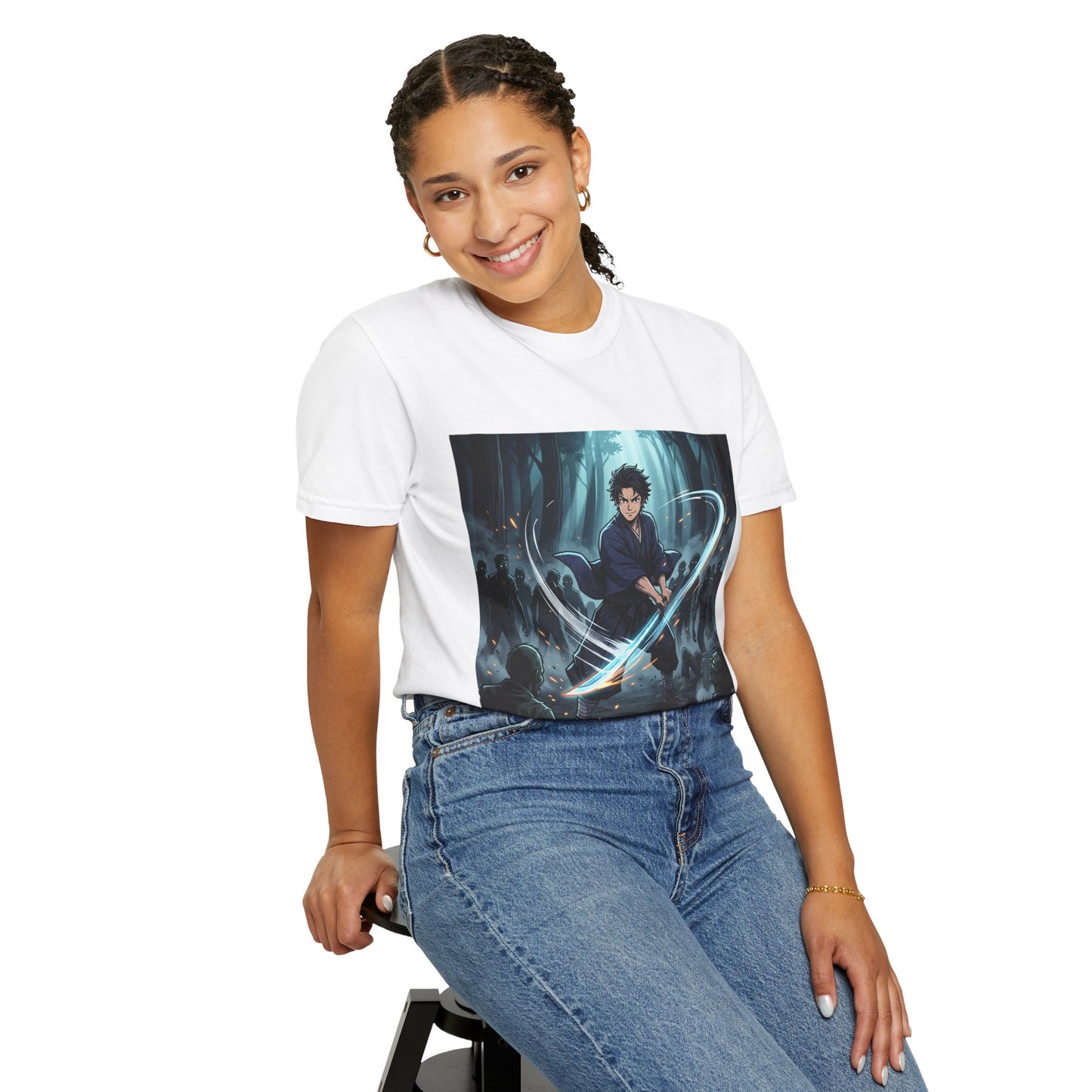 Mage Battlemage T‑Shirt — Fantasy Wizard Magic Sword Illustration Tee