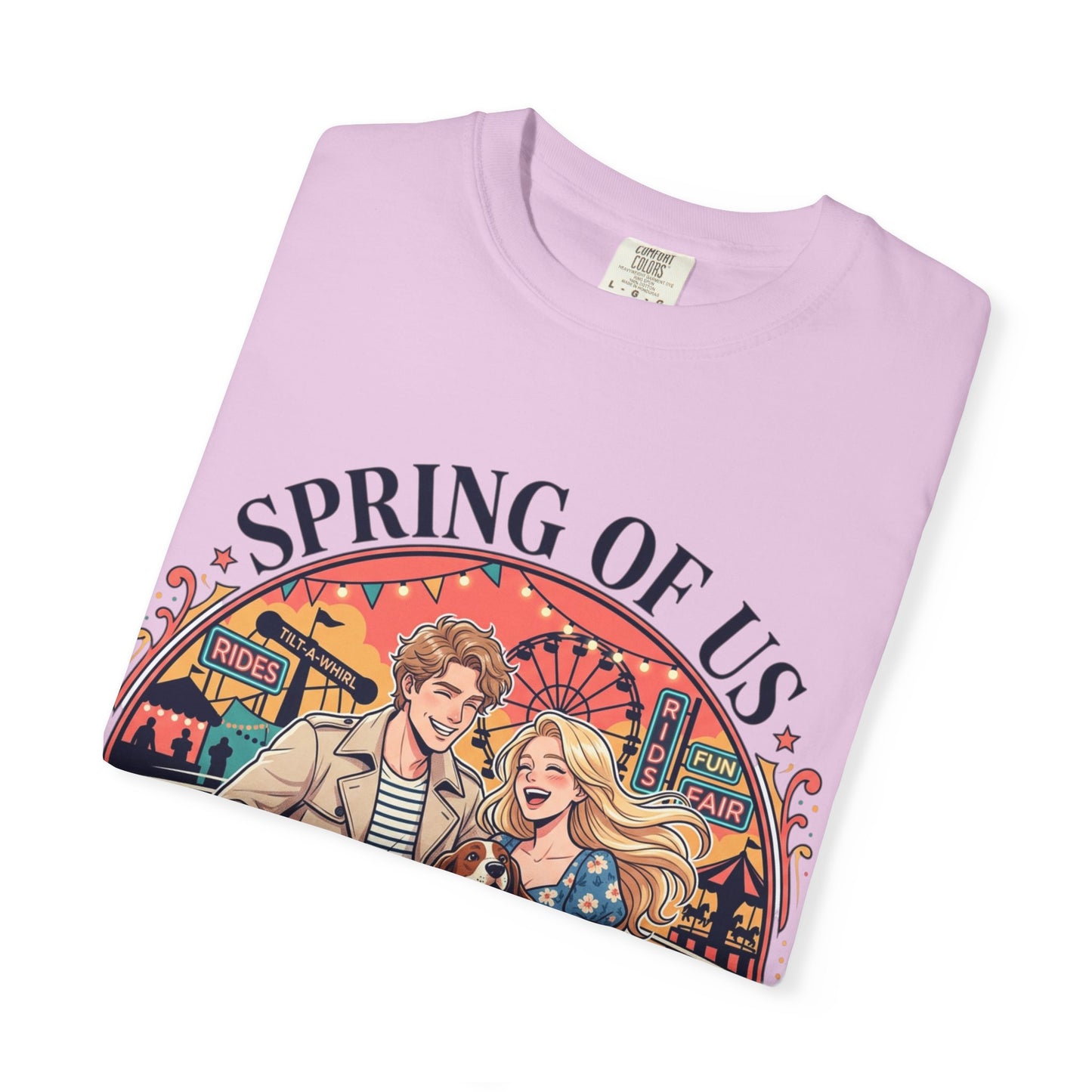 Spring of Us T-Shirt — Retro Carnival Couple Tee (Spring Festival Concert)