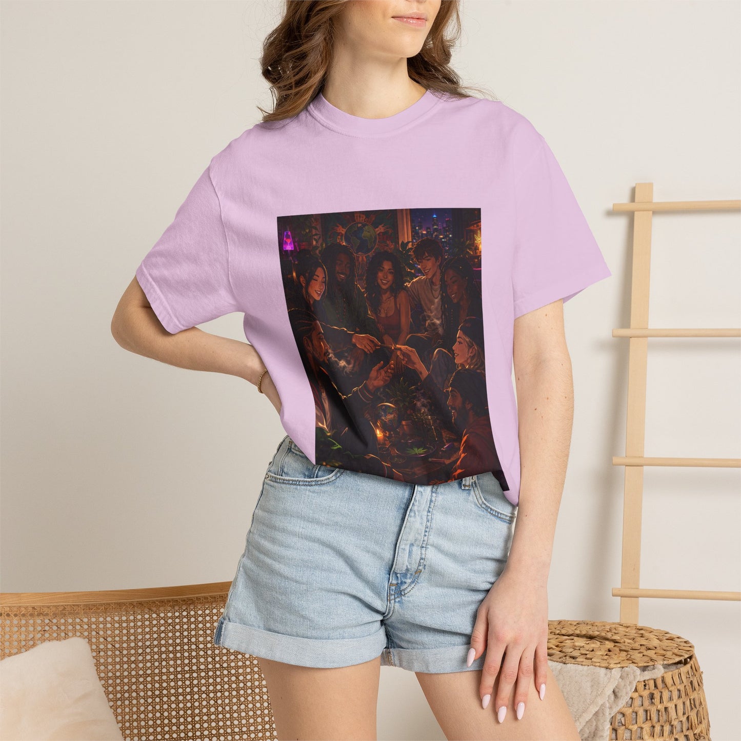 OUR MEMORIES - Vintage Night Party Scene T-Shirt