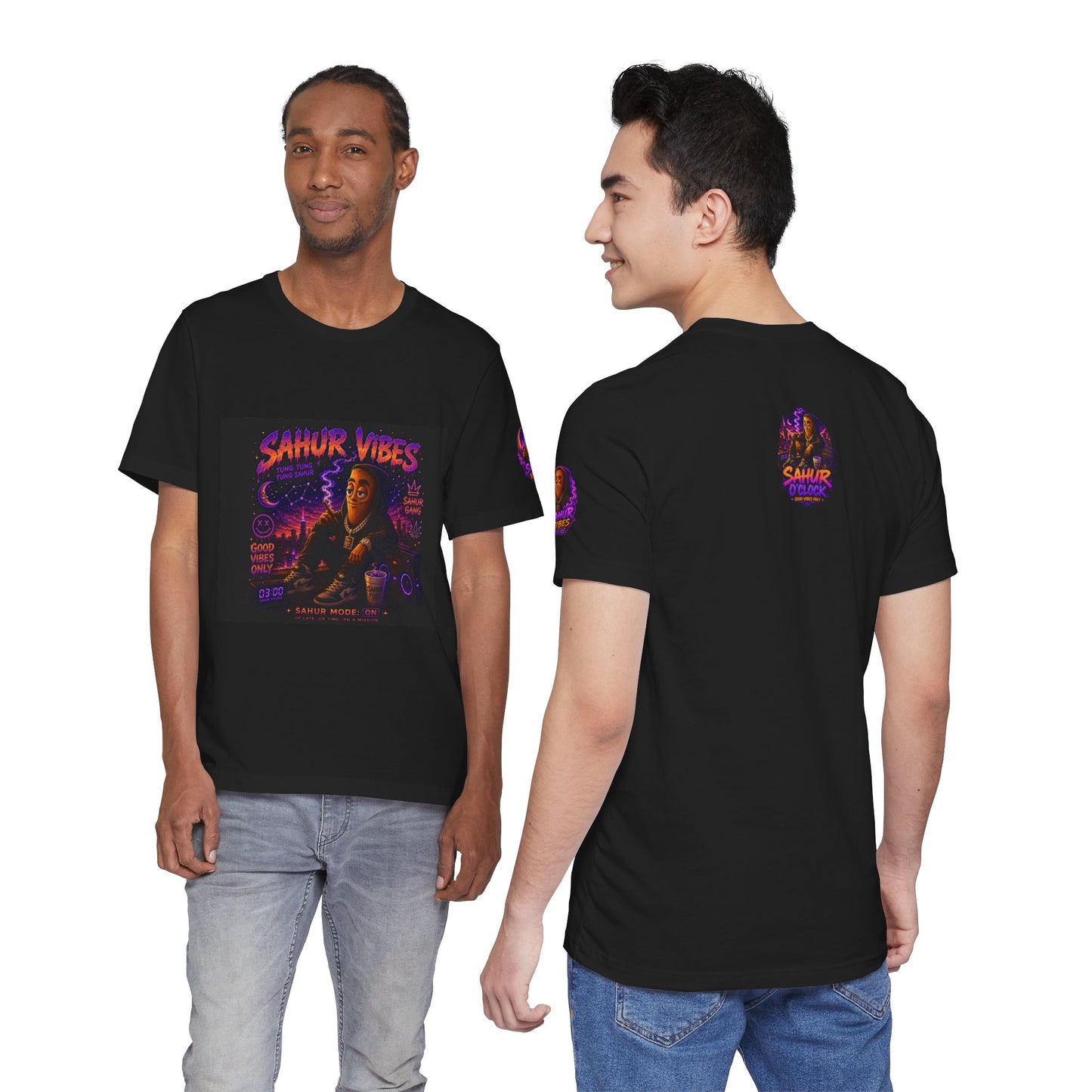 Tung Tung Tung Sahur SOLO Night Smoke DOLO Tee — Urban Chill Cartoon Design