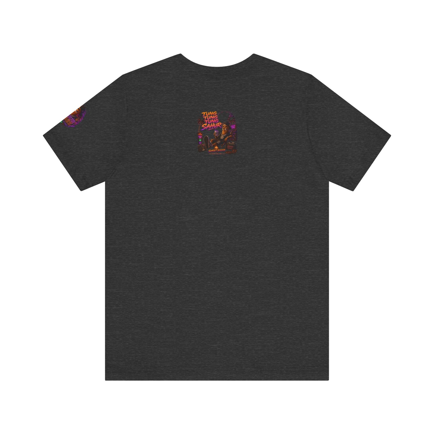 Tung Tung Tung Sahur Laid-Back Nightlife Graphic Tee — "Things Take Time" Urban Cartoon Design