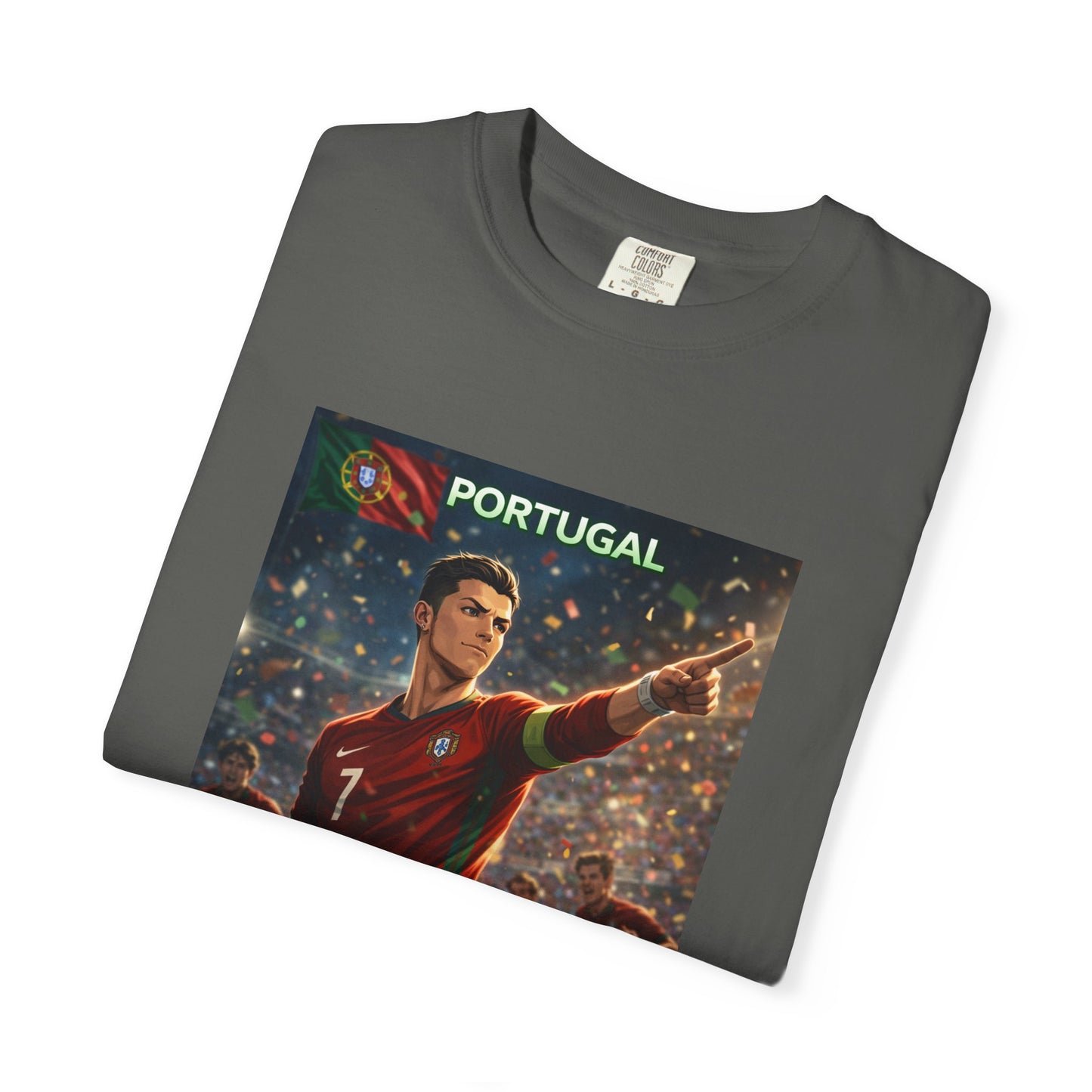 Portugal Soccer Poster T-Shirt — Cristiano Ronaldo Tribute Tee