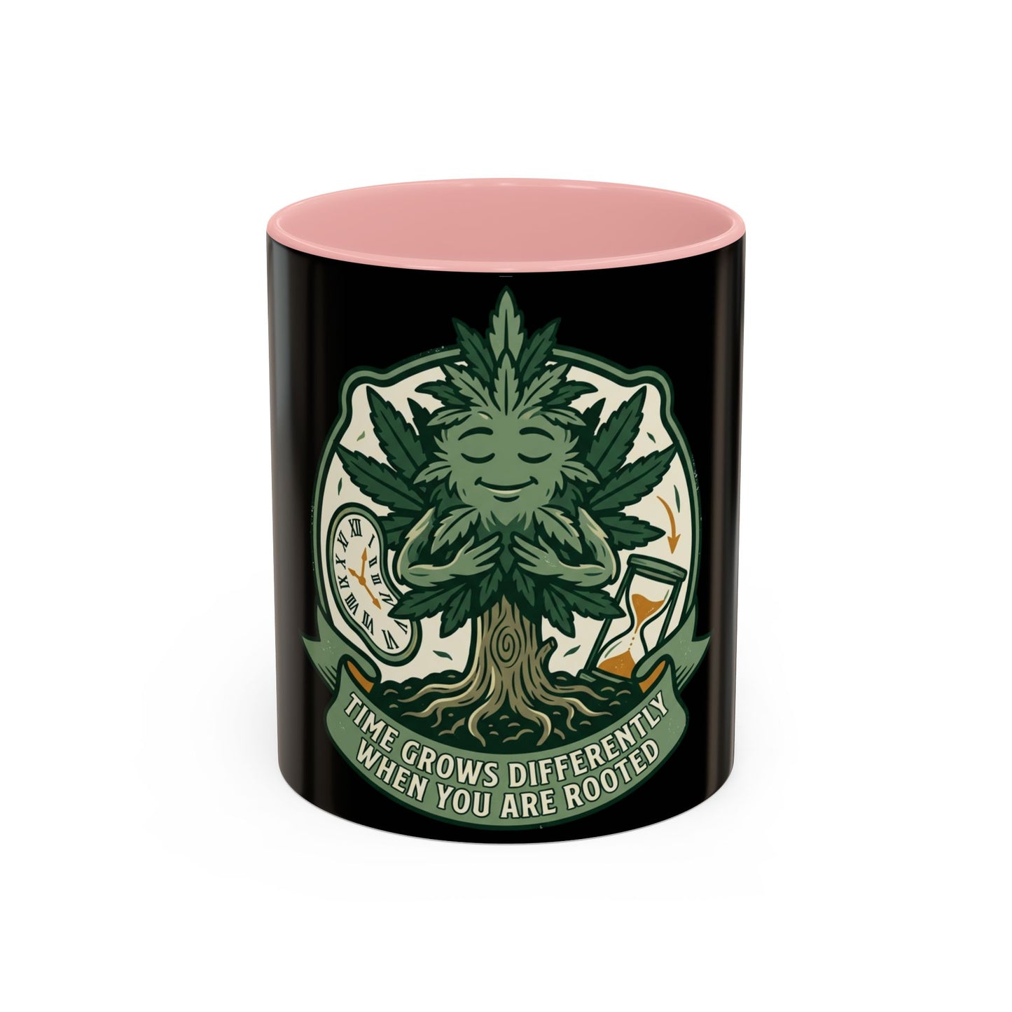 Rooted Wisdom Coffee Mug — "Time Grows Differently When You Are Rooted"