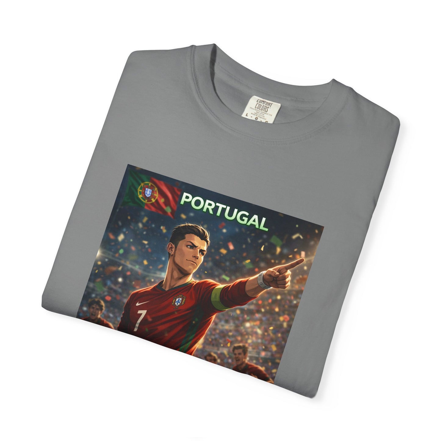 Portugal Soccer Poster T-Shirt — Cristiano Ronaldo Tribute Tee
