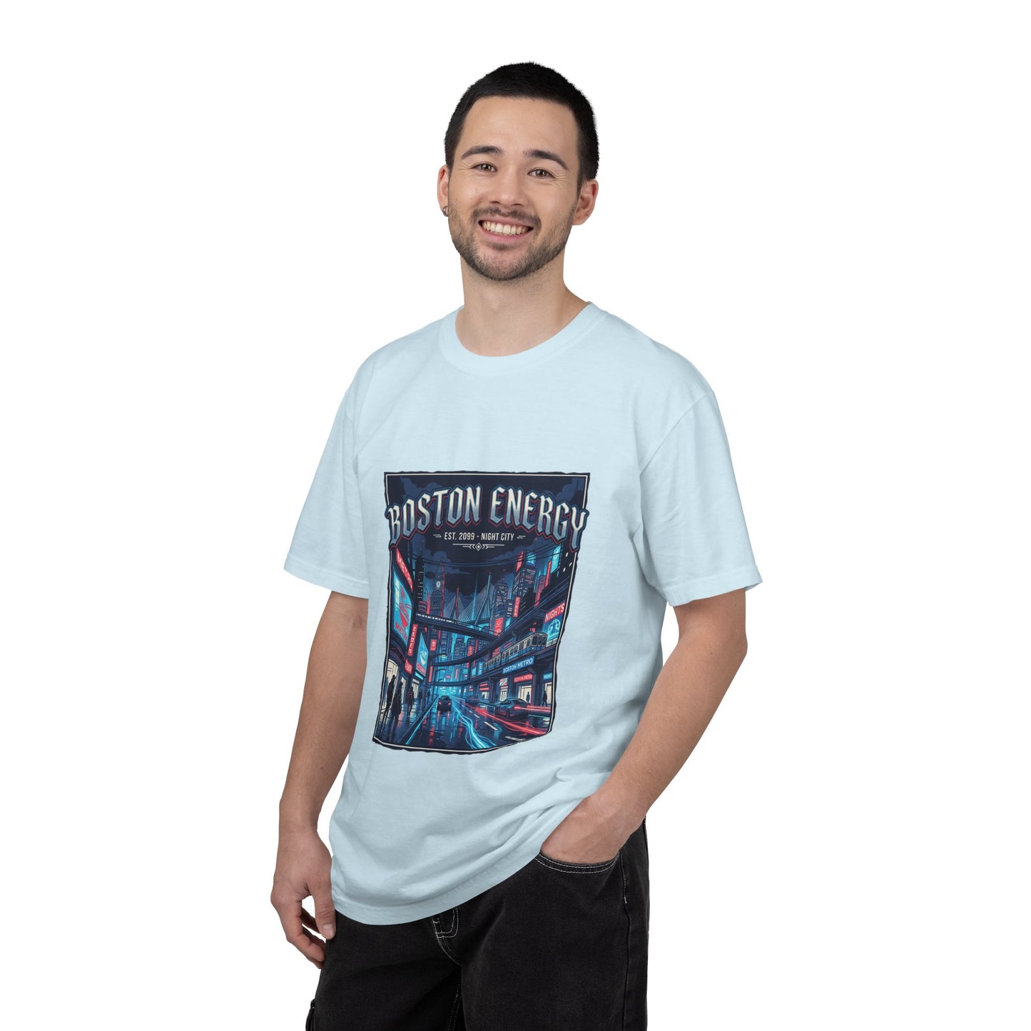 Boston Energy Graphic T-Shirt — Neon City Streetwear