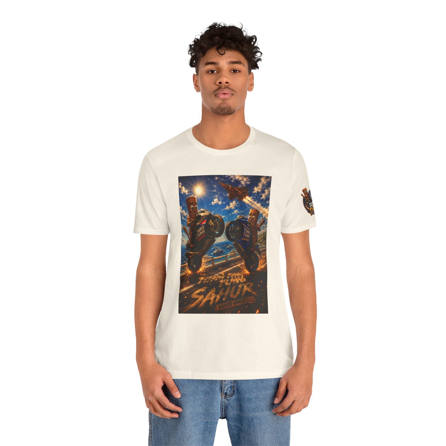 Motorcycle Stunt Tee — Sahara Riders Graphic T-Shirt