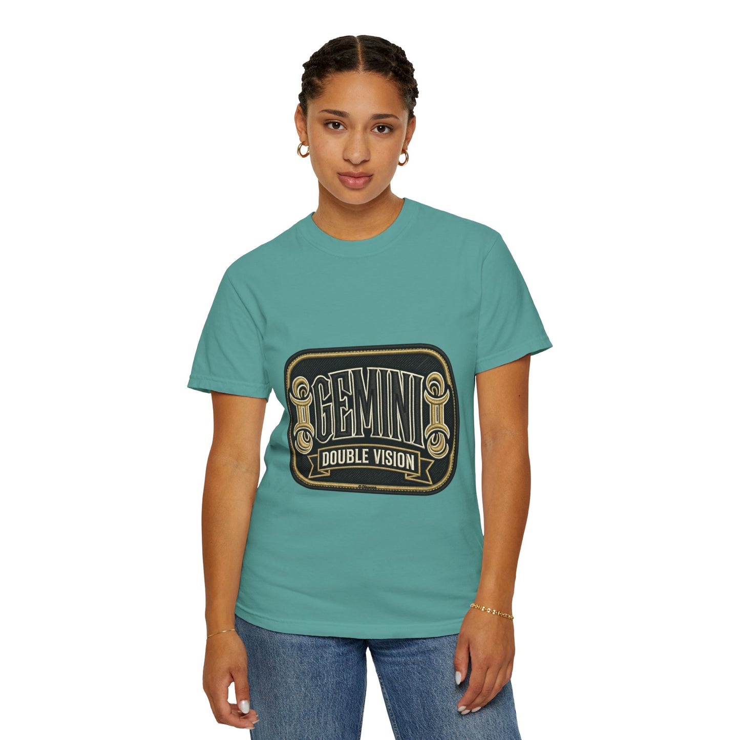 Gemini Double Vision T-Shirt — Zodiac Twin Graphic Tee