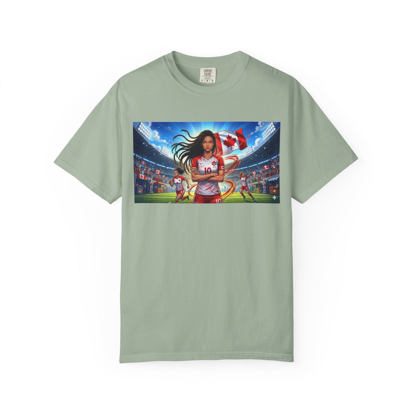Soccer Star Canada T-Shirt — Women’s Team Jersey Graphic