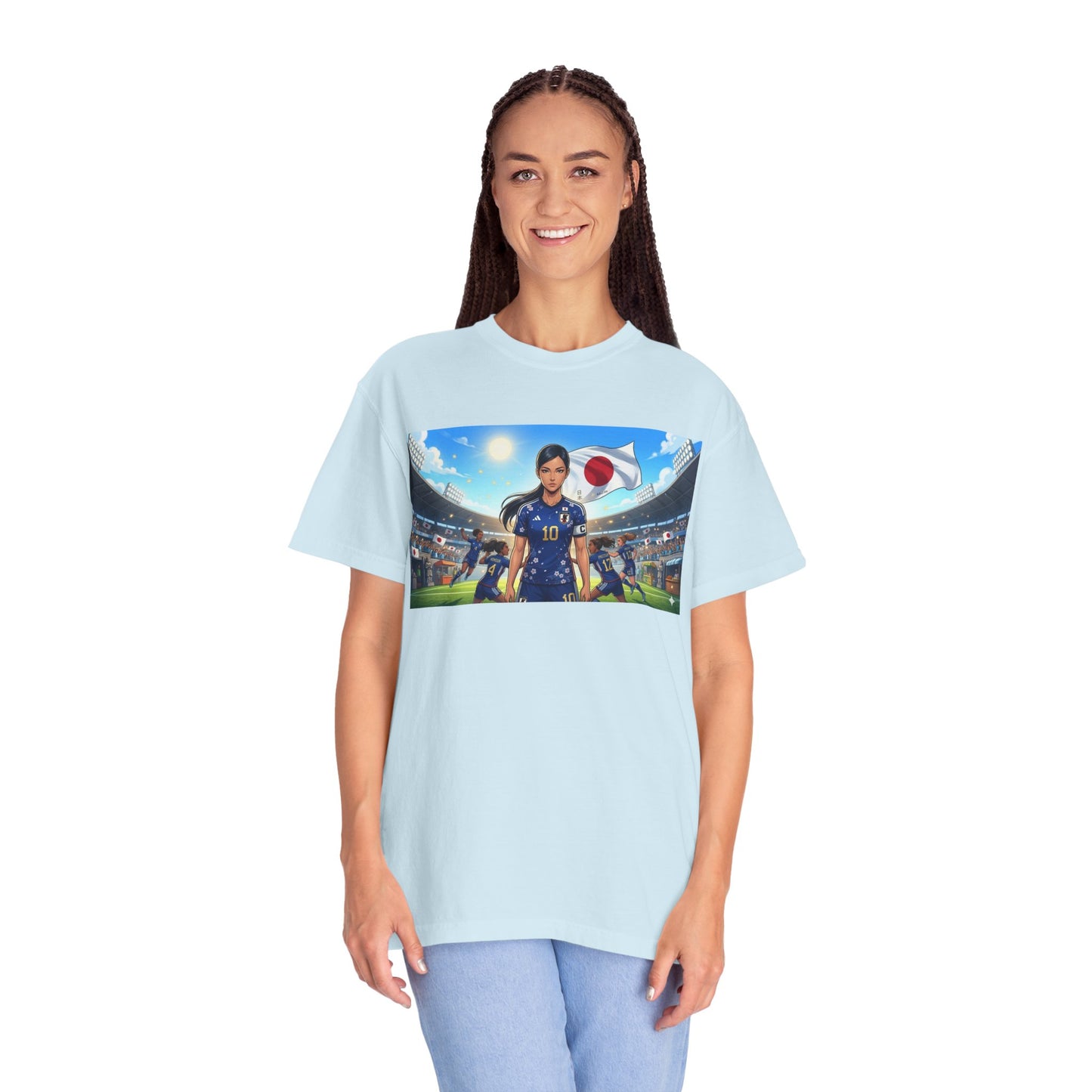 Soccer Player Japan T-Shirt — Japan Flag Soccer Fan Tee