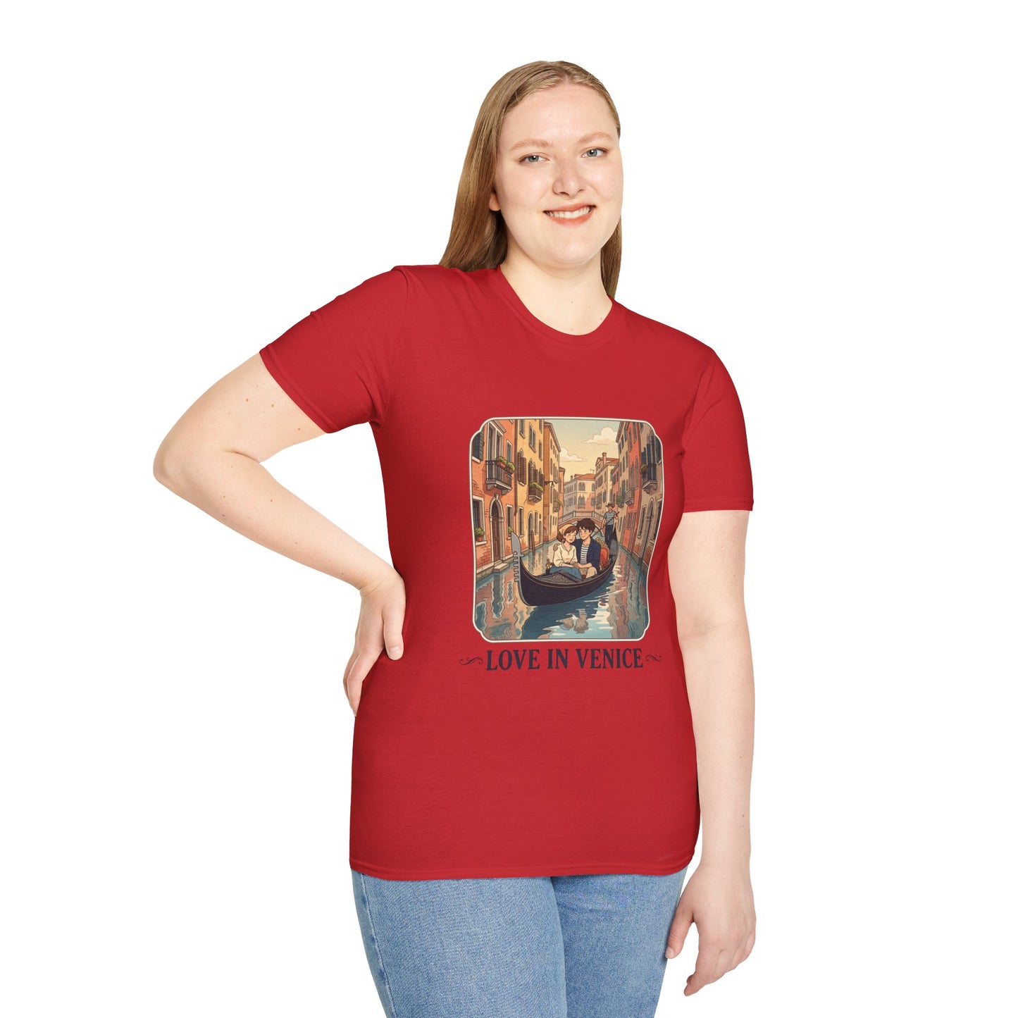 T-Shirt — Love in Venice Gondola Romantic Travel Tee