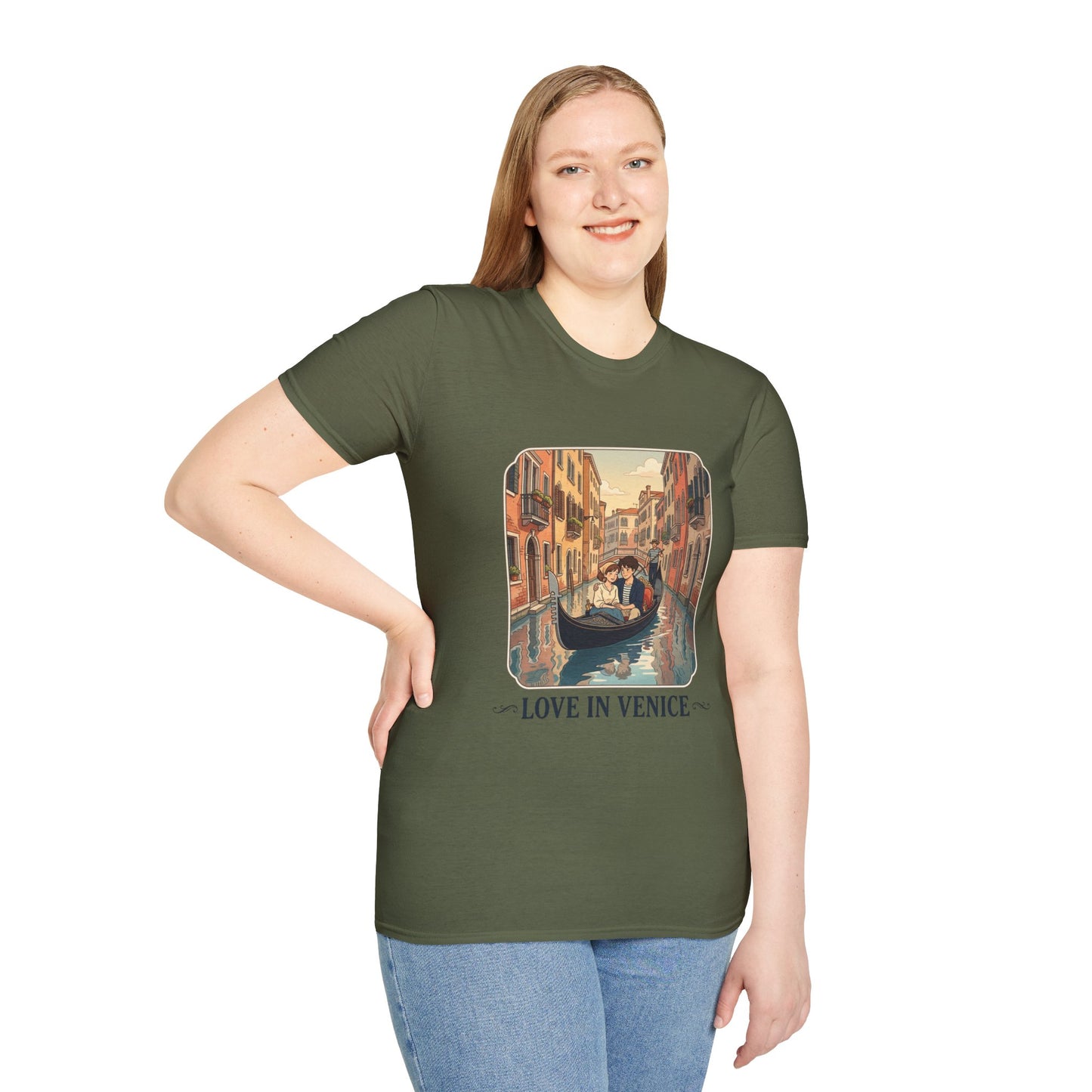 T-Shirt — Love in Venice Gondola Romantic Travel Tee
