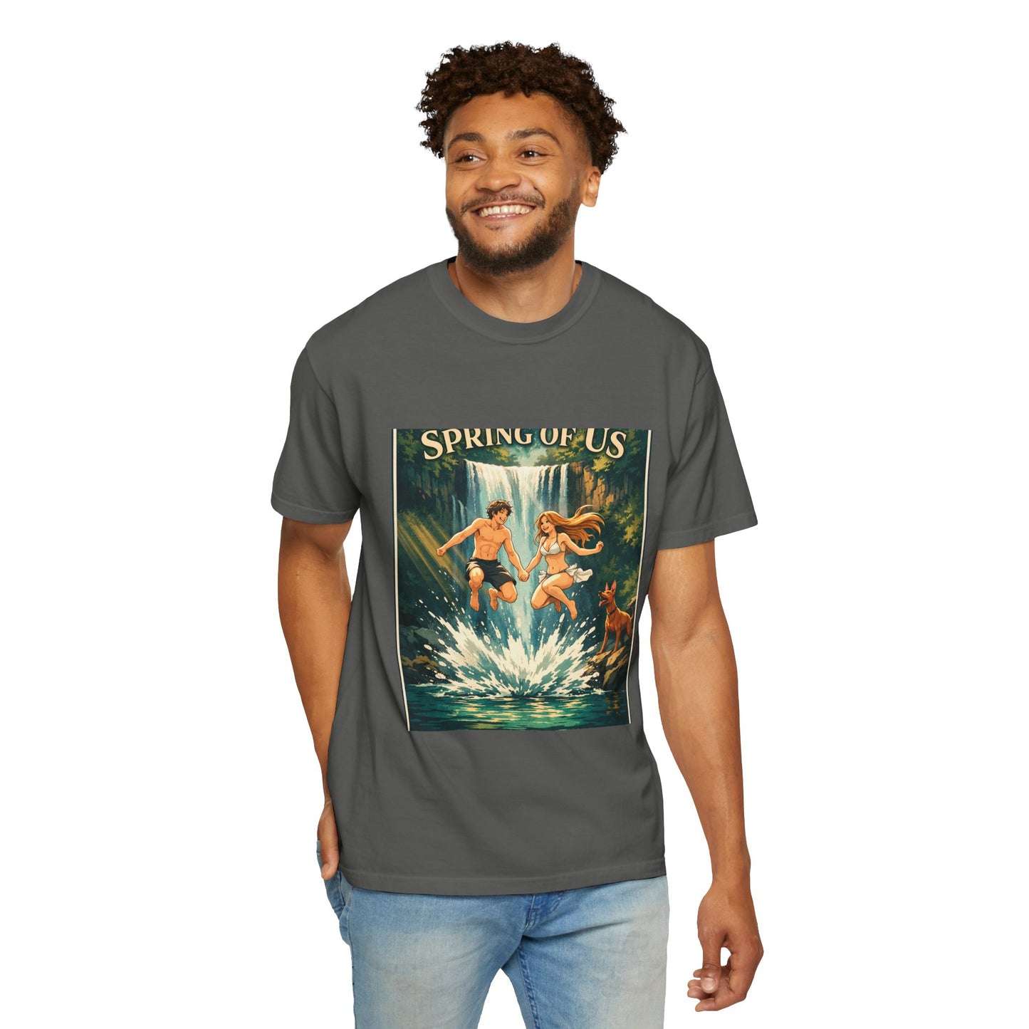 Vintage 'Spring of Us' Waterfall Graphic T-Shirt