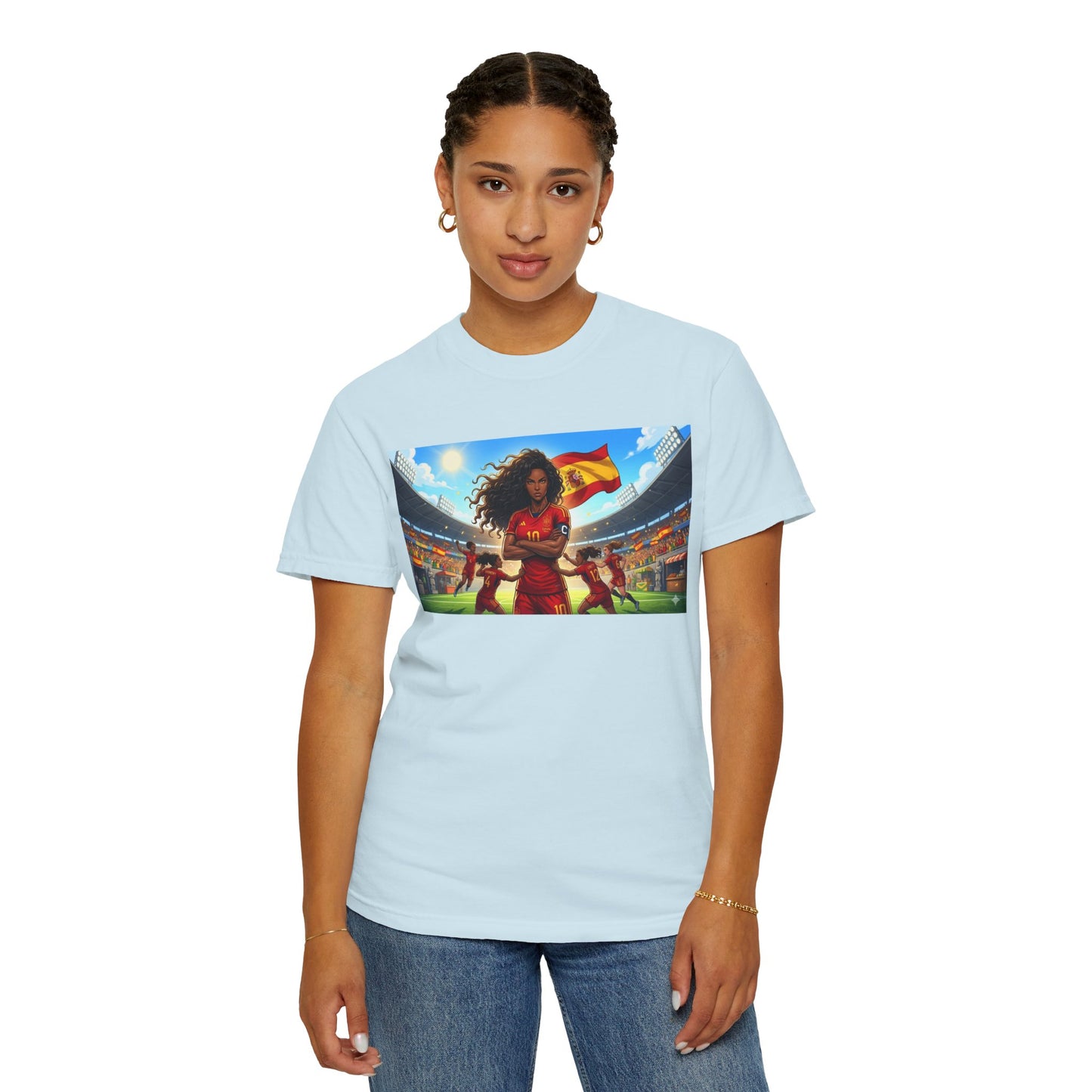 Spain – Female Soccer Champion - Stadium Graphic T-Shirt