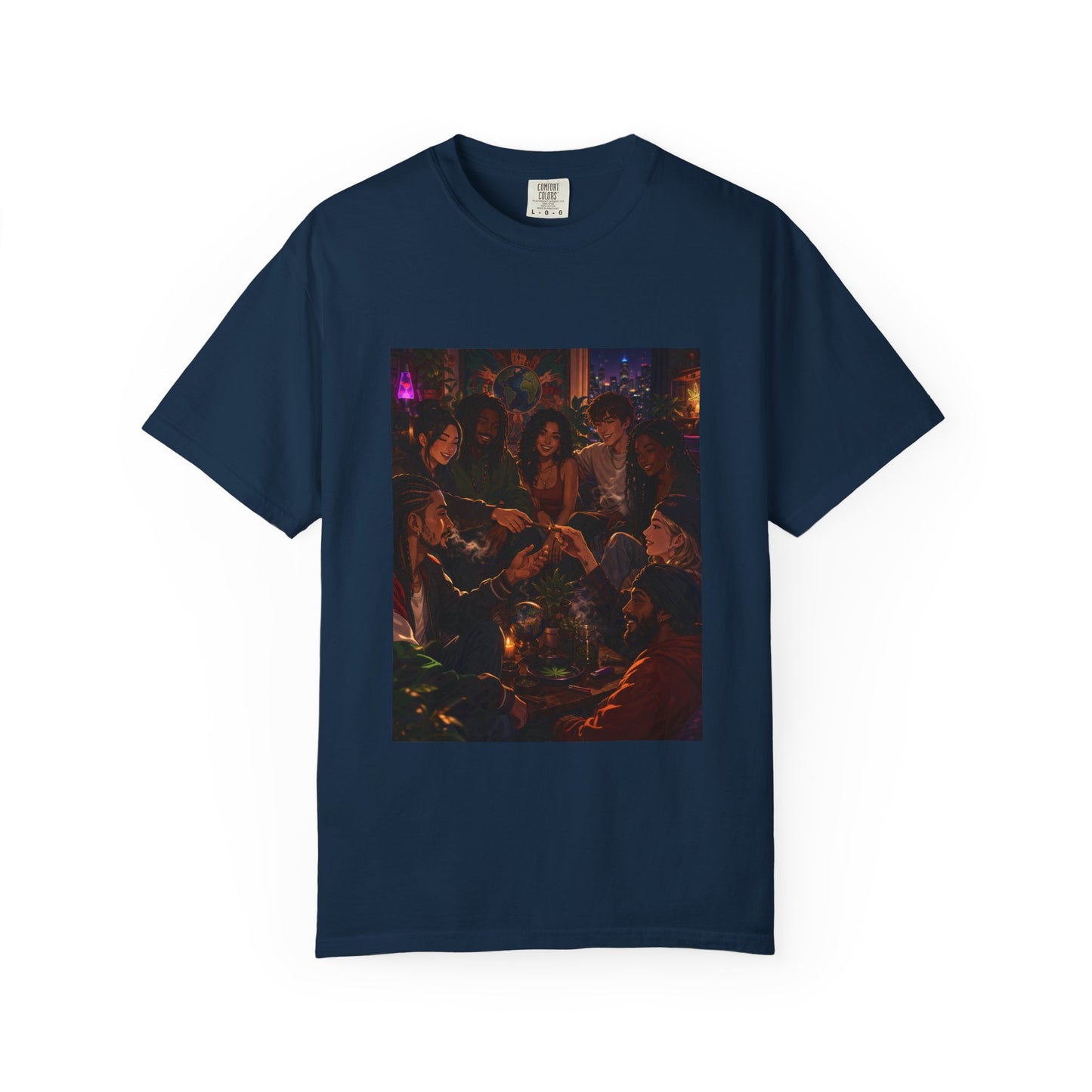 OUR MEMORIES - Vintage Night Party Scene T-Shirt