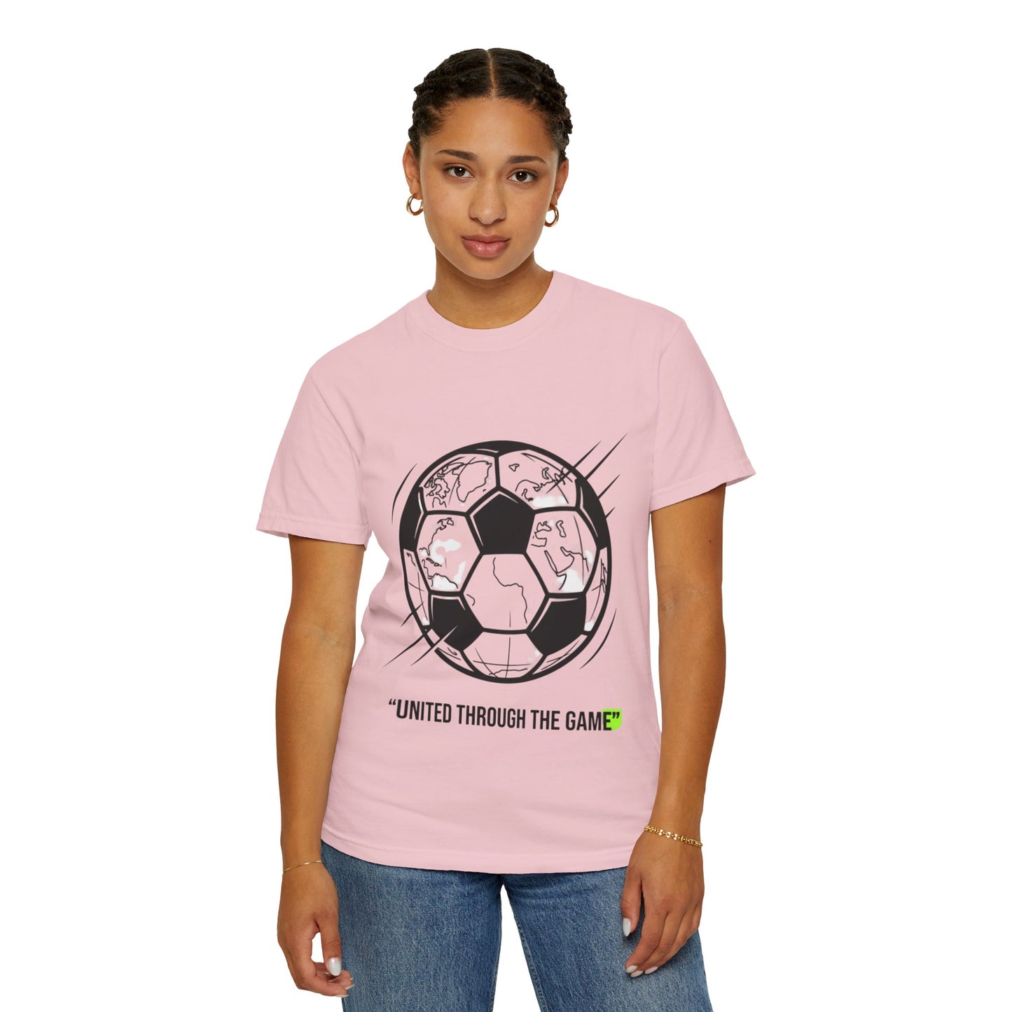 Soccer Unity T-Shirt — "United Through the Game" Graphic Tee