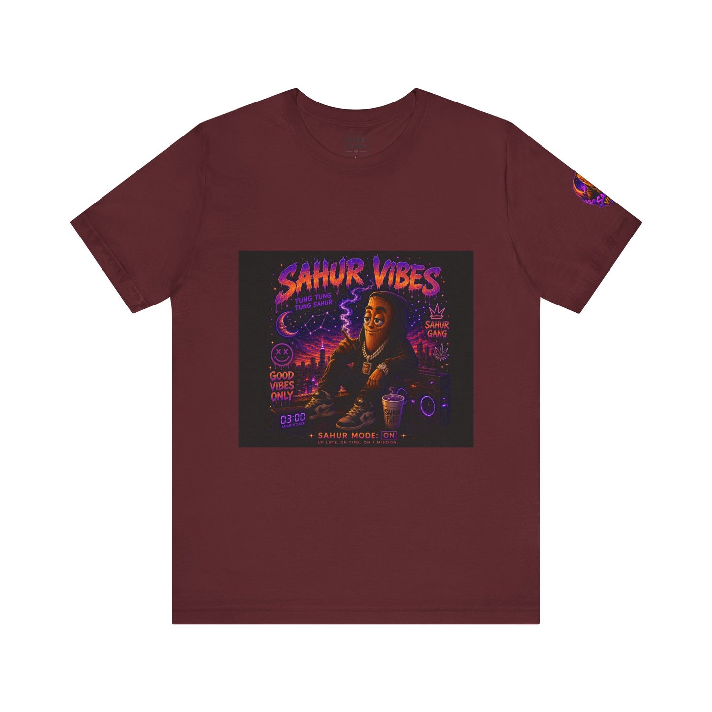Tung Tung Tung Sahur SOLO Night Smoke DOLO Tee — Urban Chill Cartoon Design