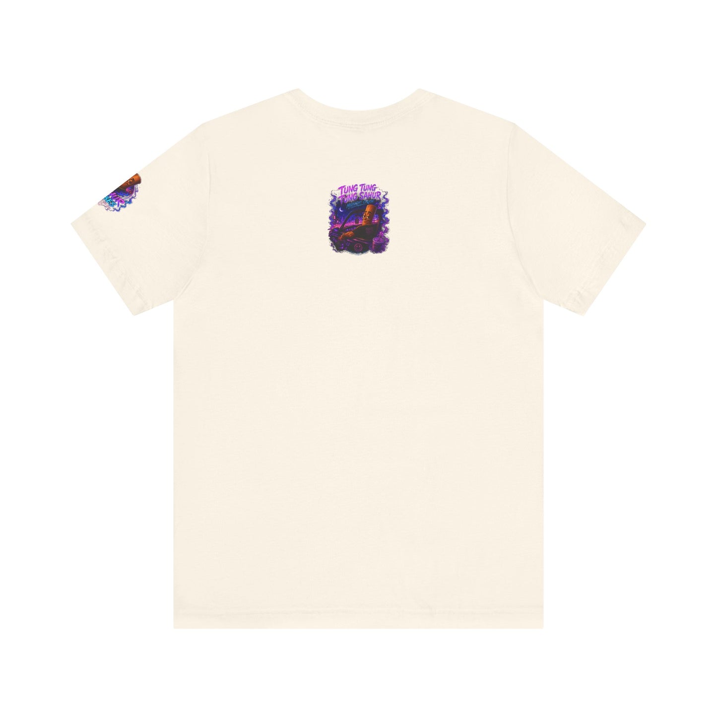 Tung Tung Tung Sahur Who Ride Like Us T-Shirt — Night Cruise Vaporwave Graphic Tee