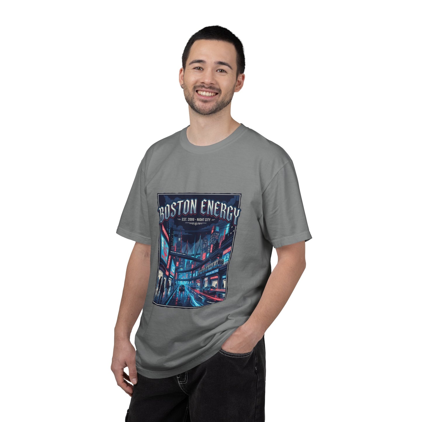 Boston Energy Graphic T-Shirt — Neon City Streetwear