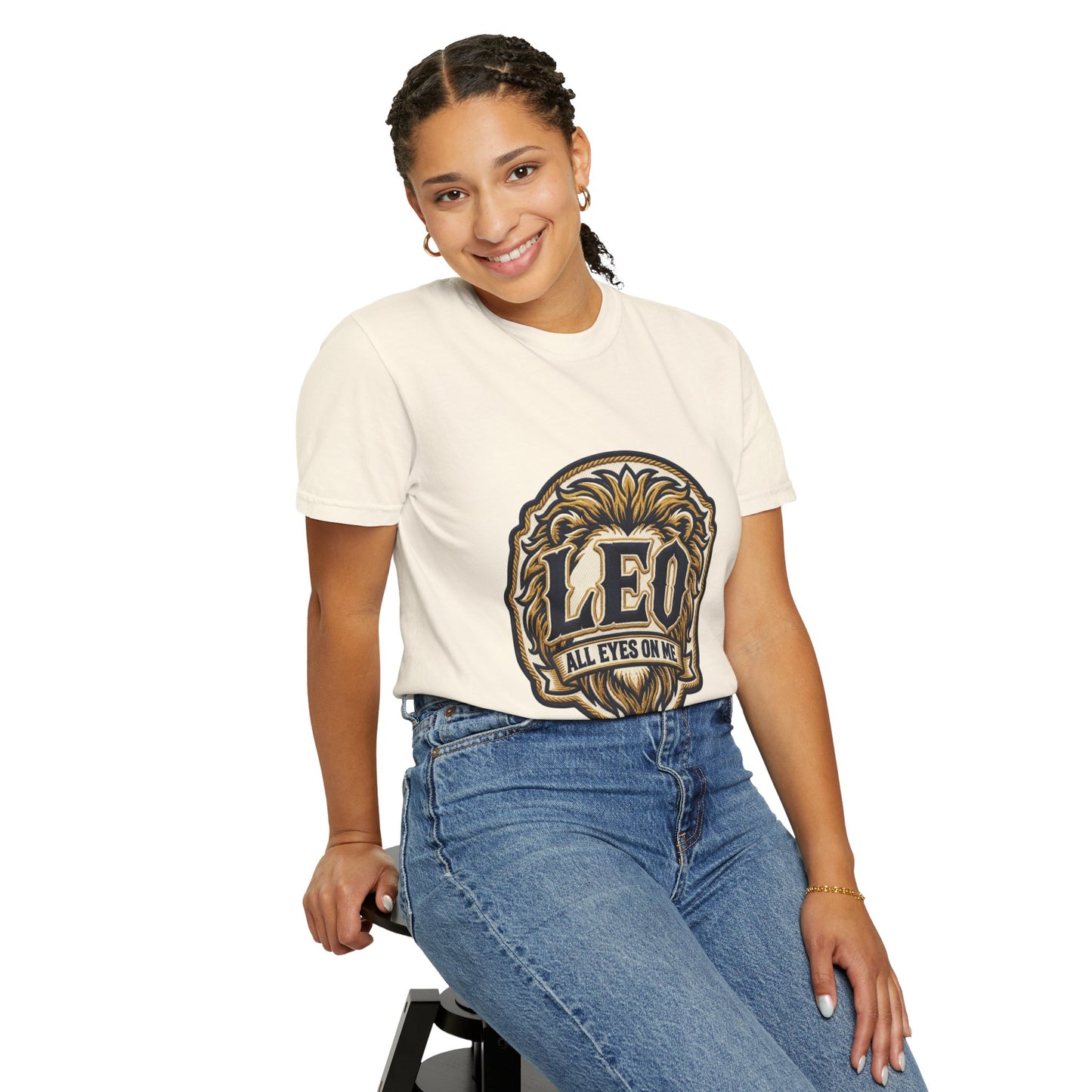 Leo 'All Eyes On Me' Zodiac T-Shirt — Bold Lion Astrology Tee