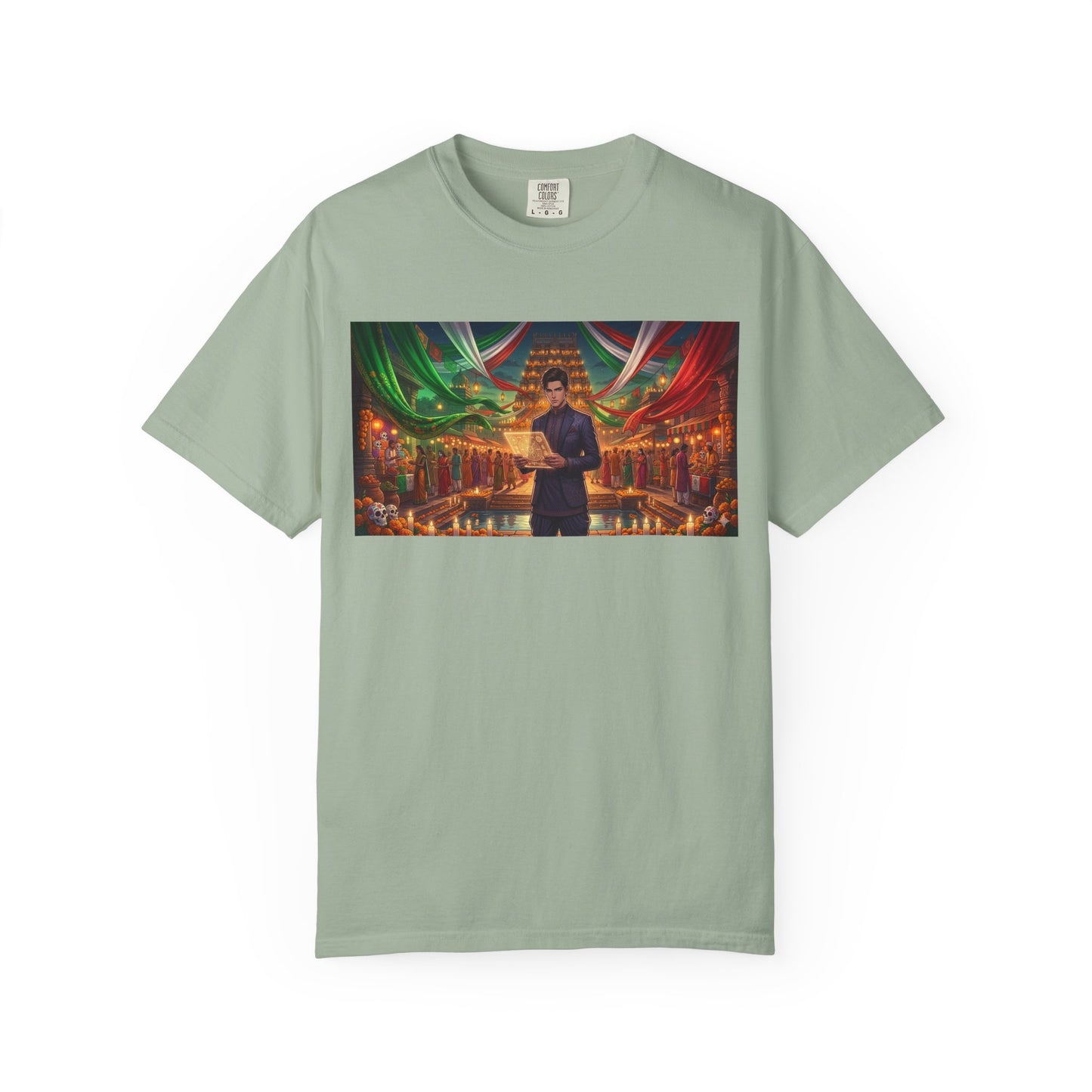 Mexican Festival Night T-Shirt — Cinematic Streets Graphic Tee