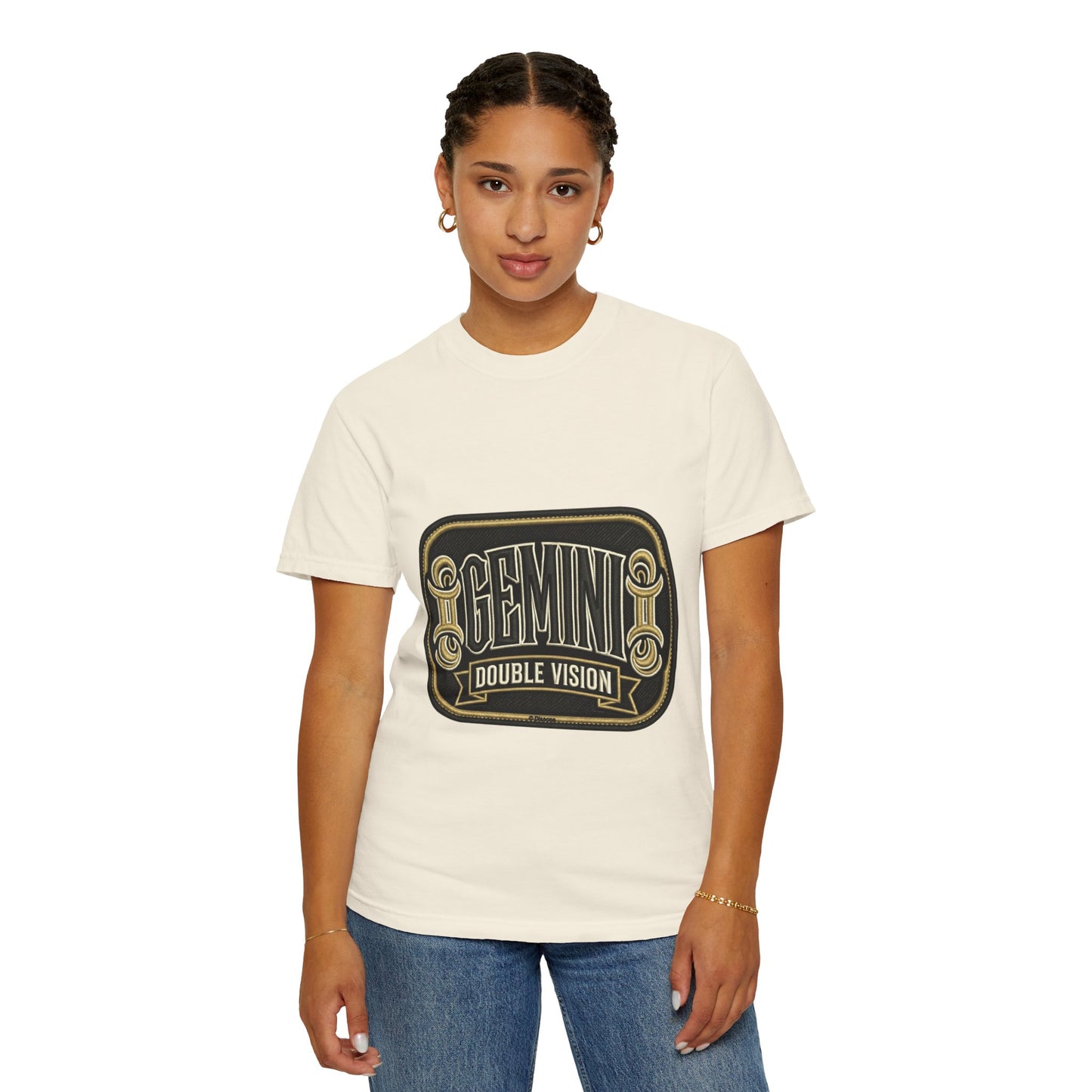 Gemini Double Vision T-Shirt — Zodiac Twin Graphic Tee