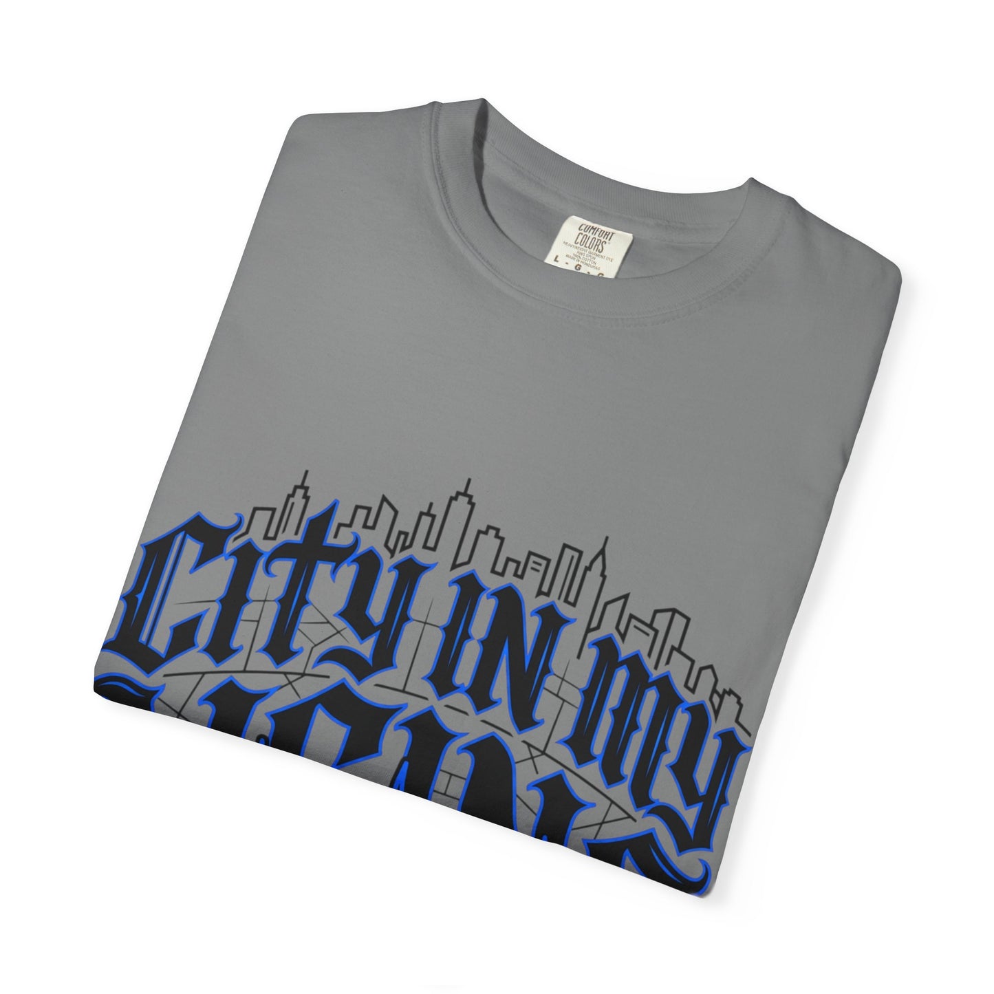 City in My Veins T-Shirt — Urban Skyline Graphic Tee