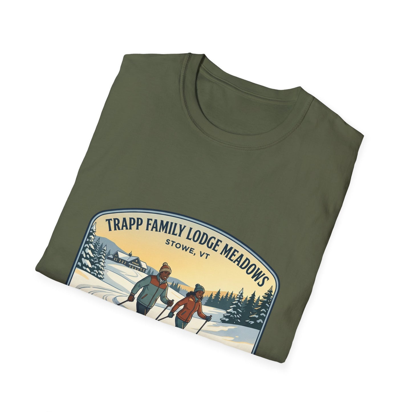 Trapp Family Lodge Meadows Skiing T-Shirt