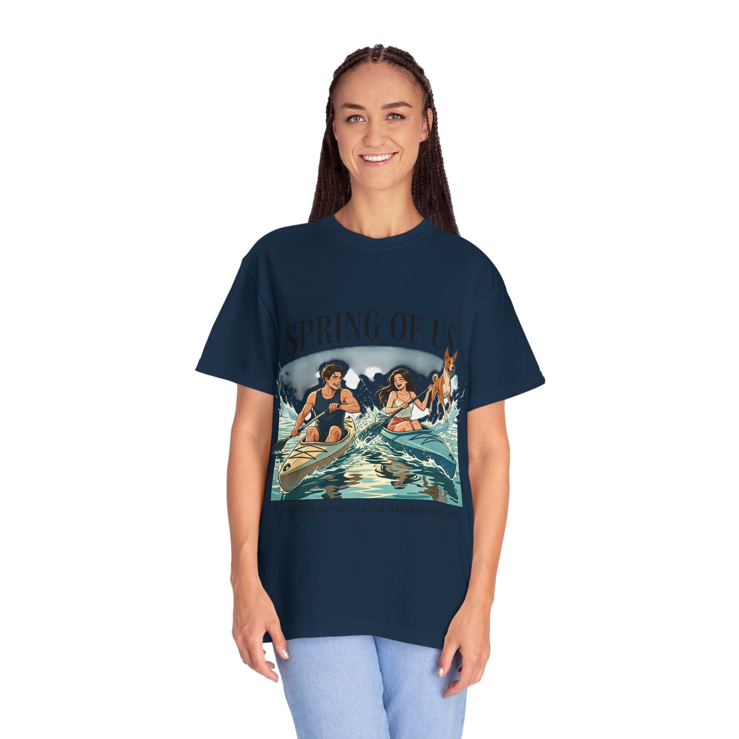 Spring of Us Kayaking T-Shirt — Retro Outdoor Adventure Tee