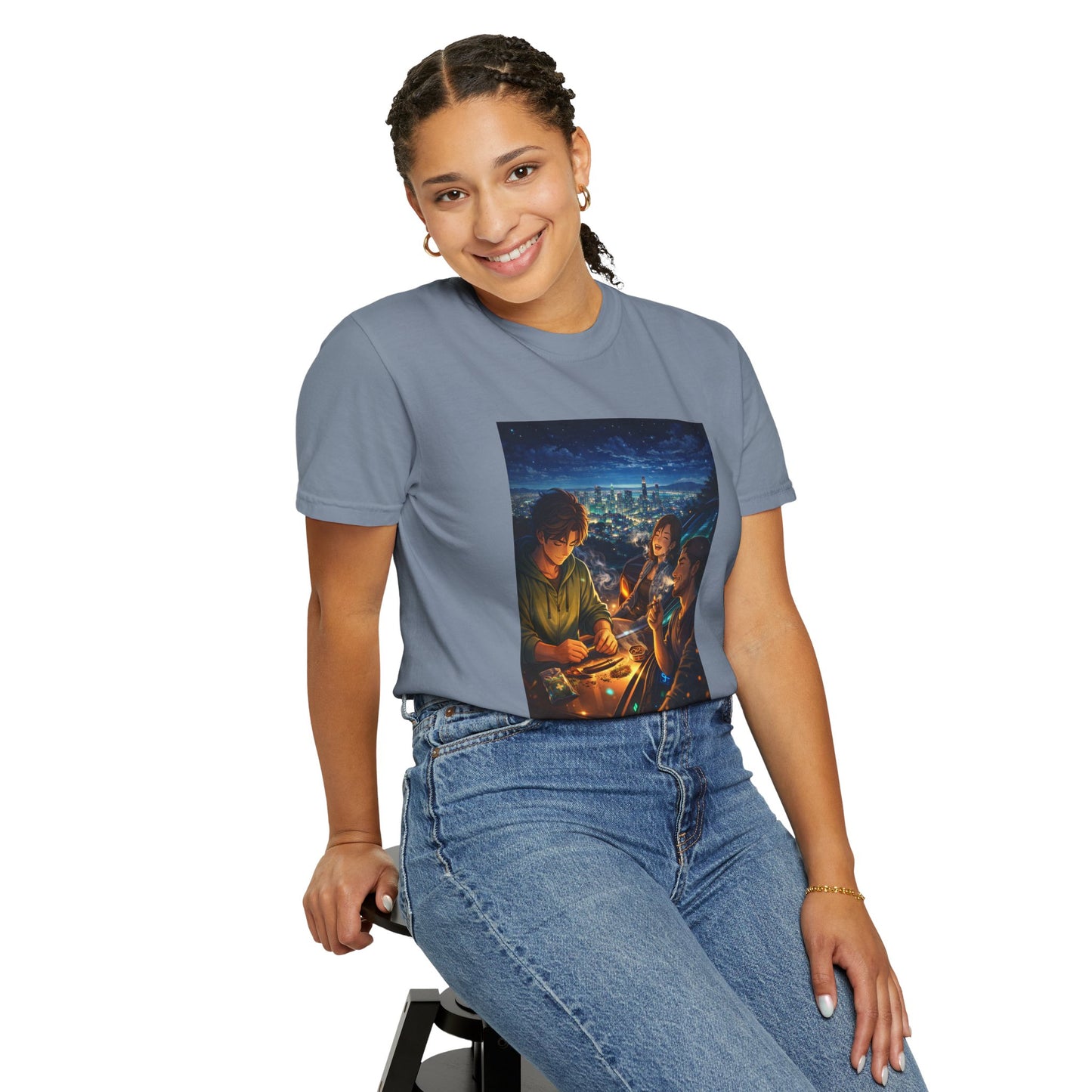 ROAD TRIP SMOKE SESSION-Unisex Garment-Dyed T-shirt