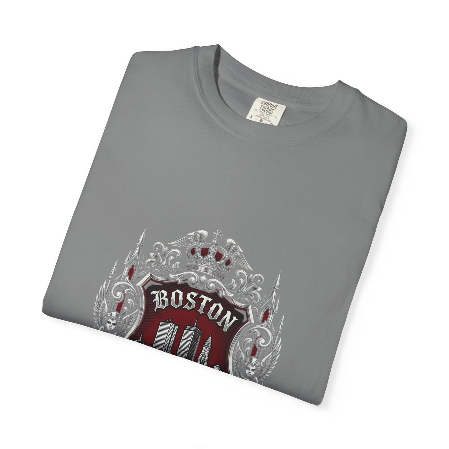 Boston Energy Vintage Crest T-Shirt — Retro City Skyline Tee