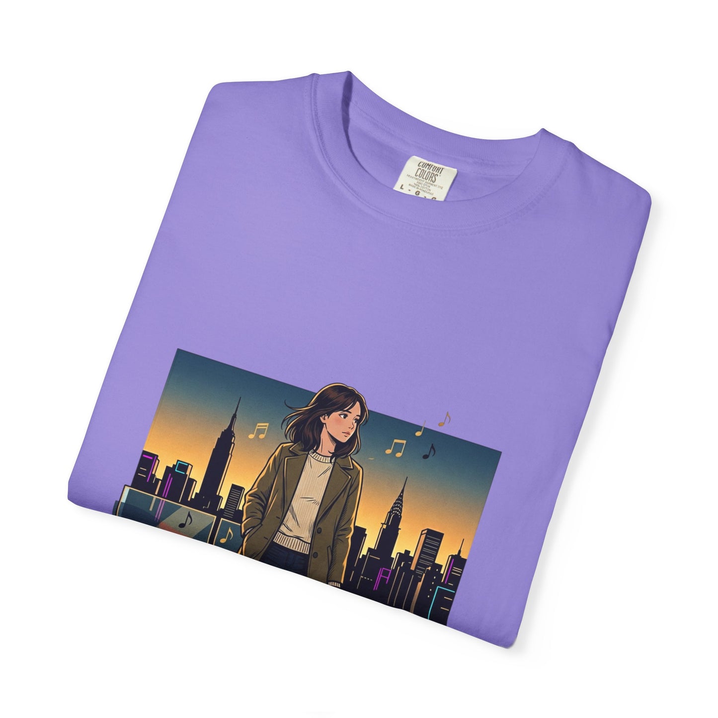 GLOBAL ENERGY: HER CITY, HER STORY— City Sunset Graphic T-Shirt