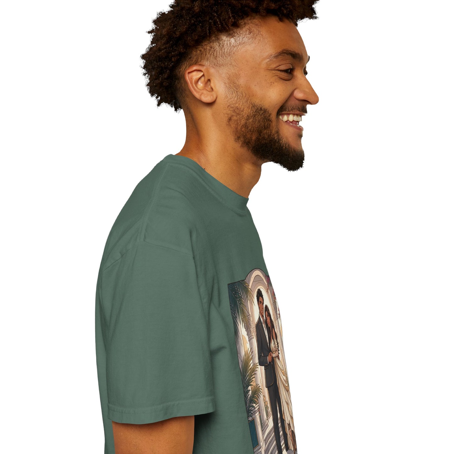 Romantic Vintage Wedding Portrait T-Shirt — "In Every Lifetime, I'd Find You"