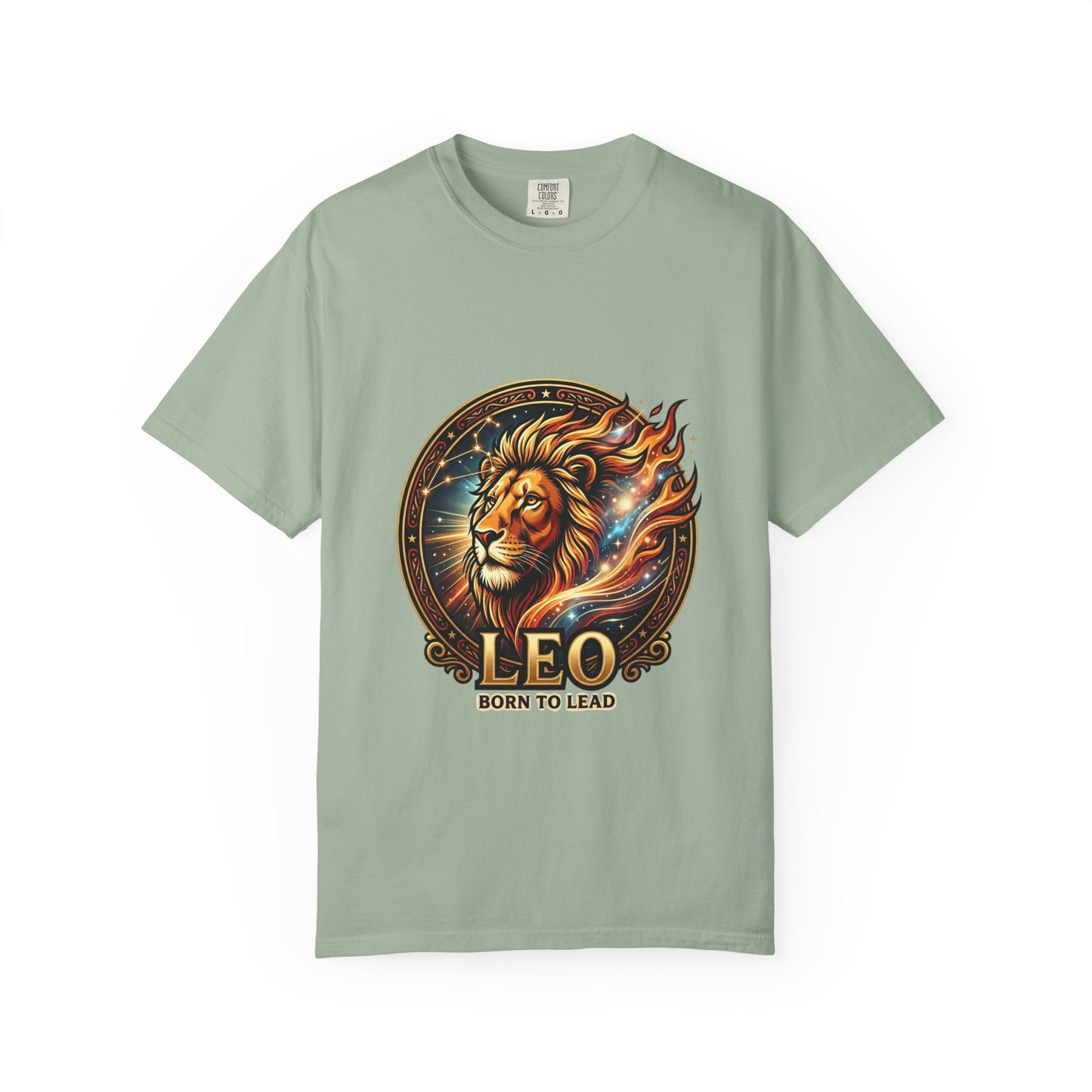 Leo 'Born to Lead' T-Shirt — Bold Zodiac Lion Graphic Tee