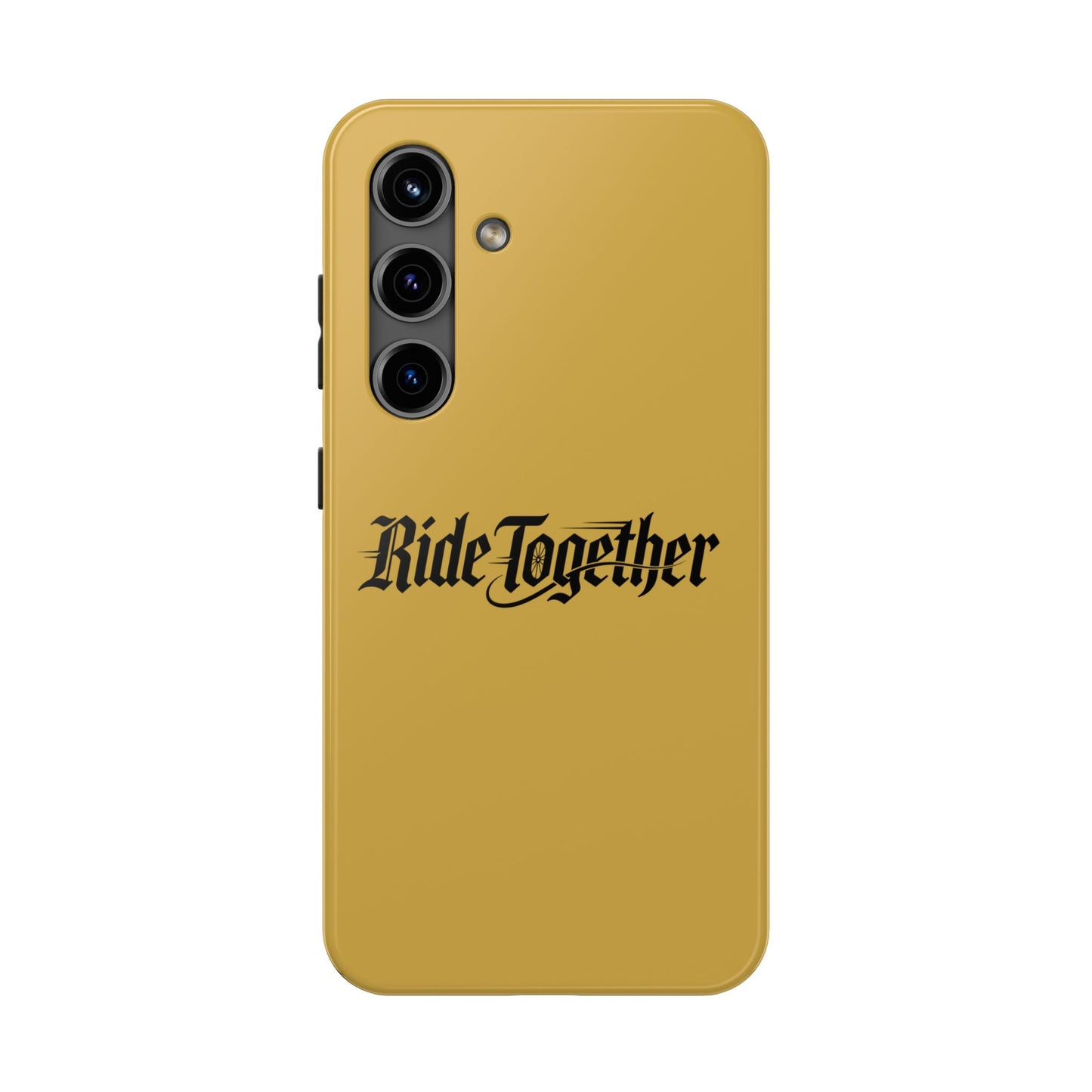 Ride Together Tough Phone Case — Durable Retro Script Protective Cover