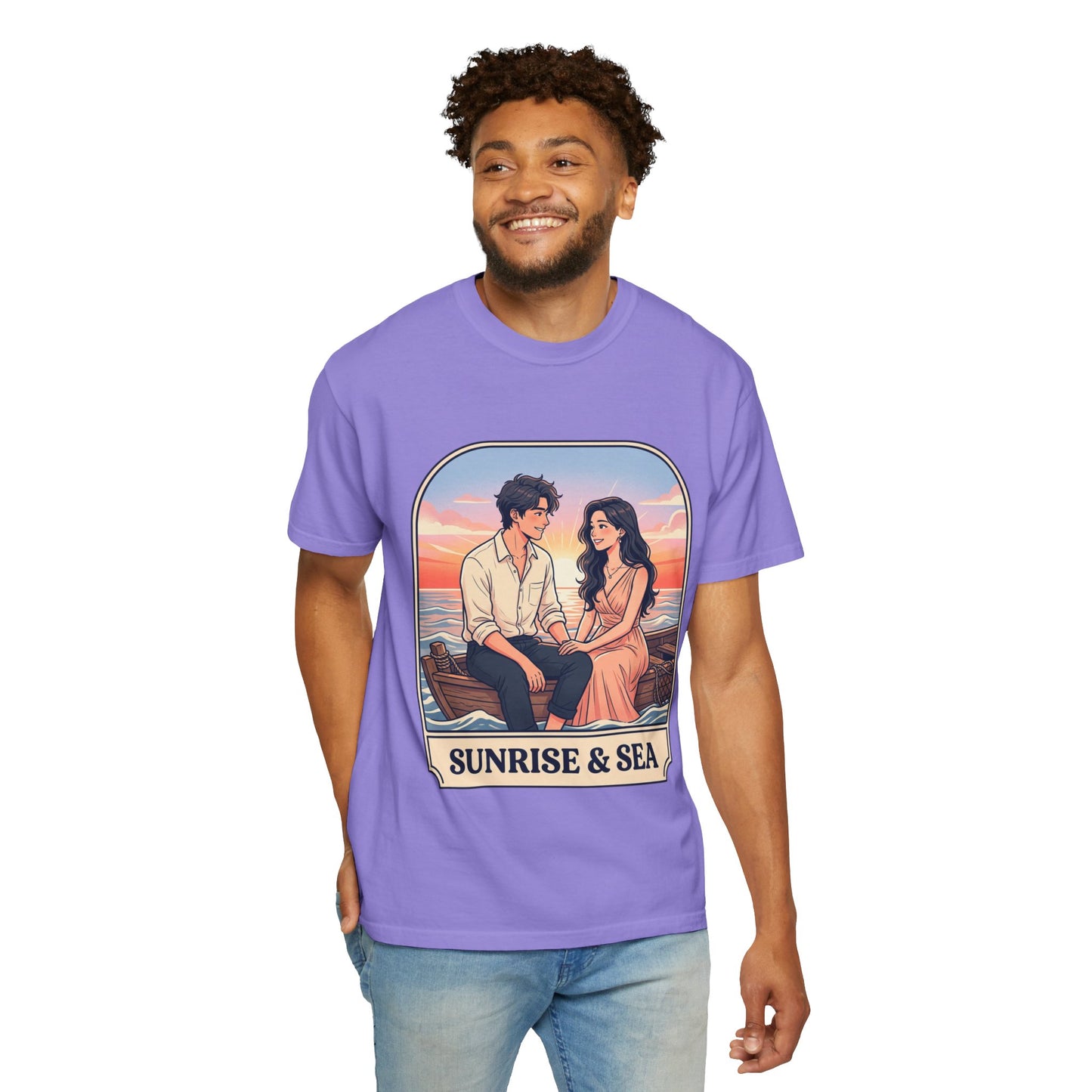 Sunrise & Sea Romantic Beach T-Shirt