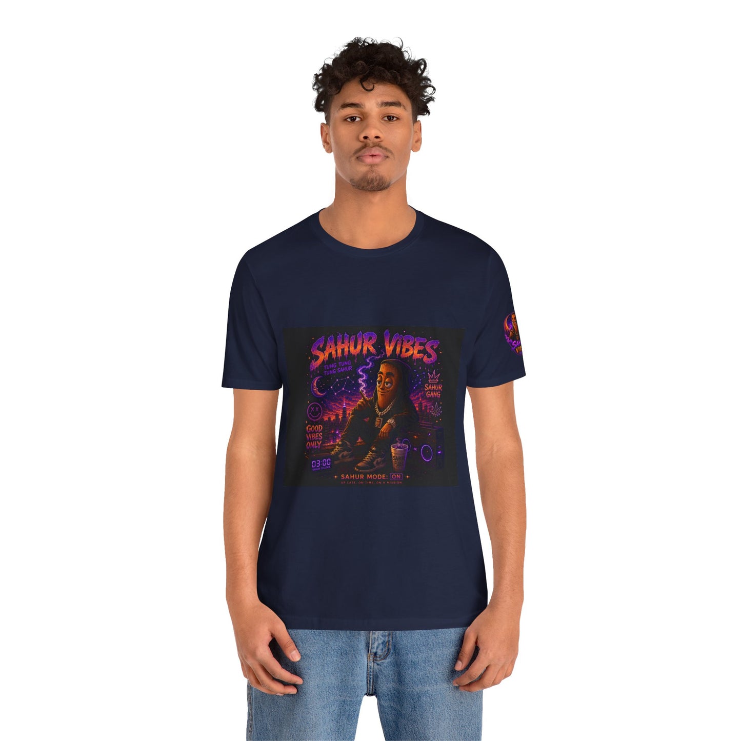 Tung Tung Tung Sahur SOLO Night Smoke DOLO Tee — Urban Chill Cartoon Design