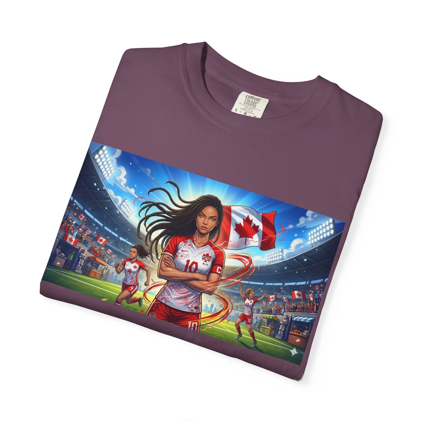 Soccer Star Canada T-Shirt — Women’s Team Jersey Graphic