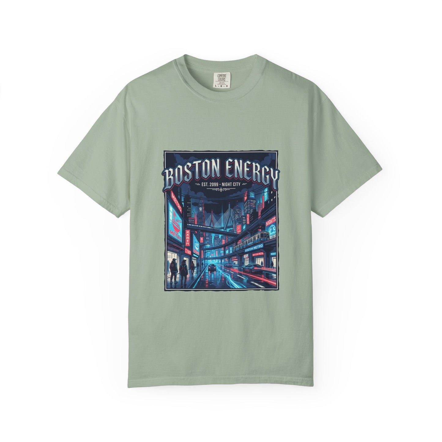 Boston Energy Graphic T-Shirt — Neon City Streetwear
