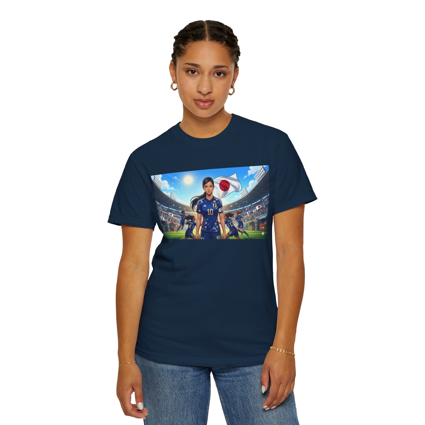 Soccer Player Japan T-Shirt — Japan Flag Soccer Fan Tee