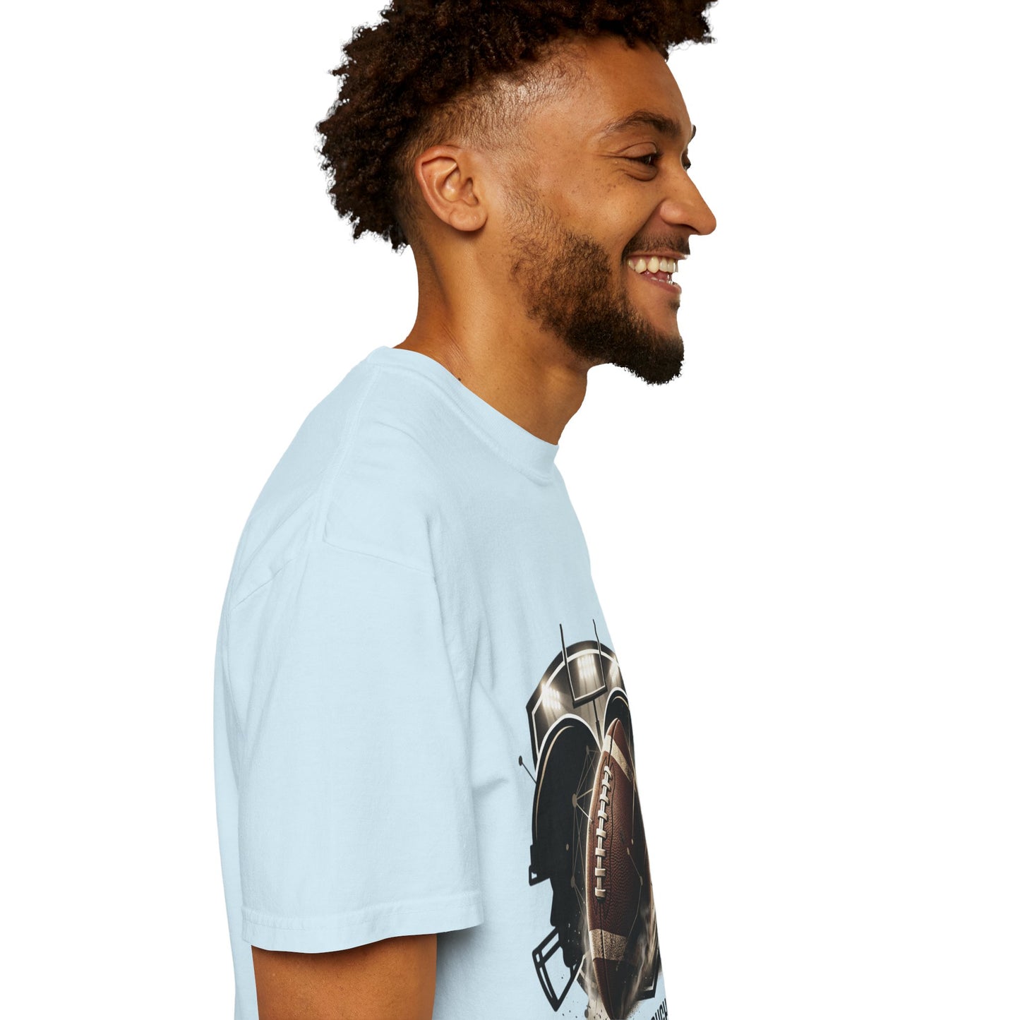 Football T-Shirt — "United Through the Game" Team Spirit Tee