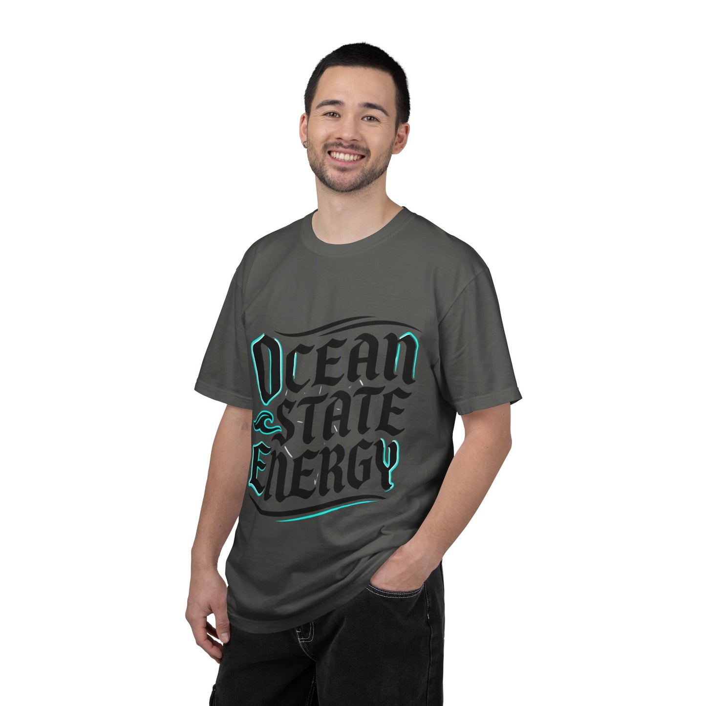 Ocean State Energy T-Shirt — Nautical Script Graphic Tee